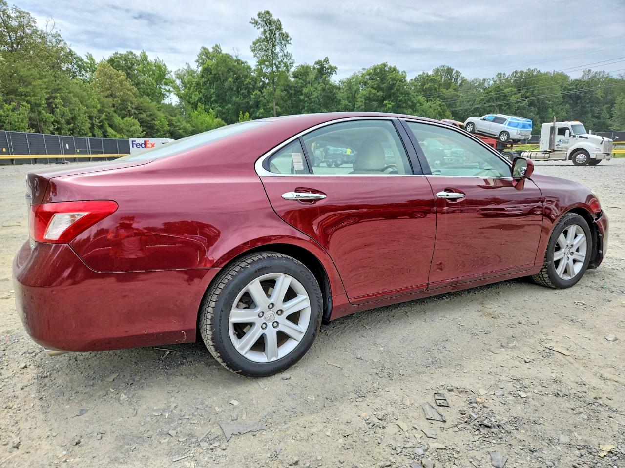 2007 Lexus Es 350 Burgundy vin: JTHBJ46G572060113