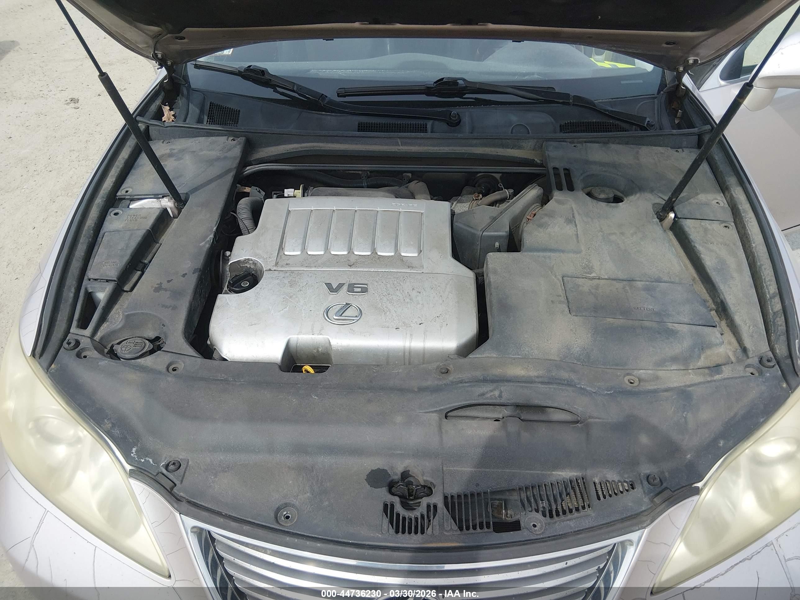 2007 Lexus Es 350   Silver vin: JTHBJ46G572061701