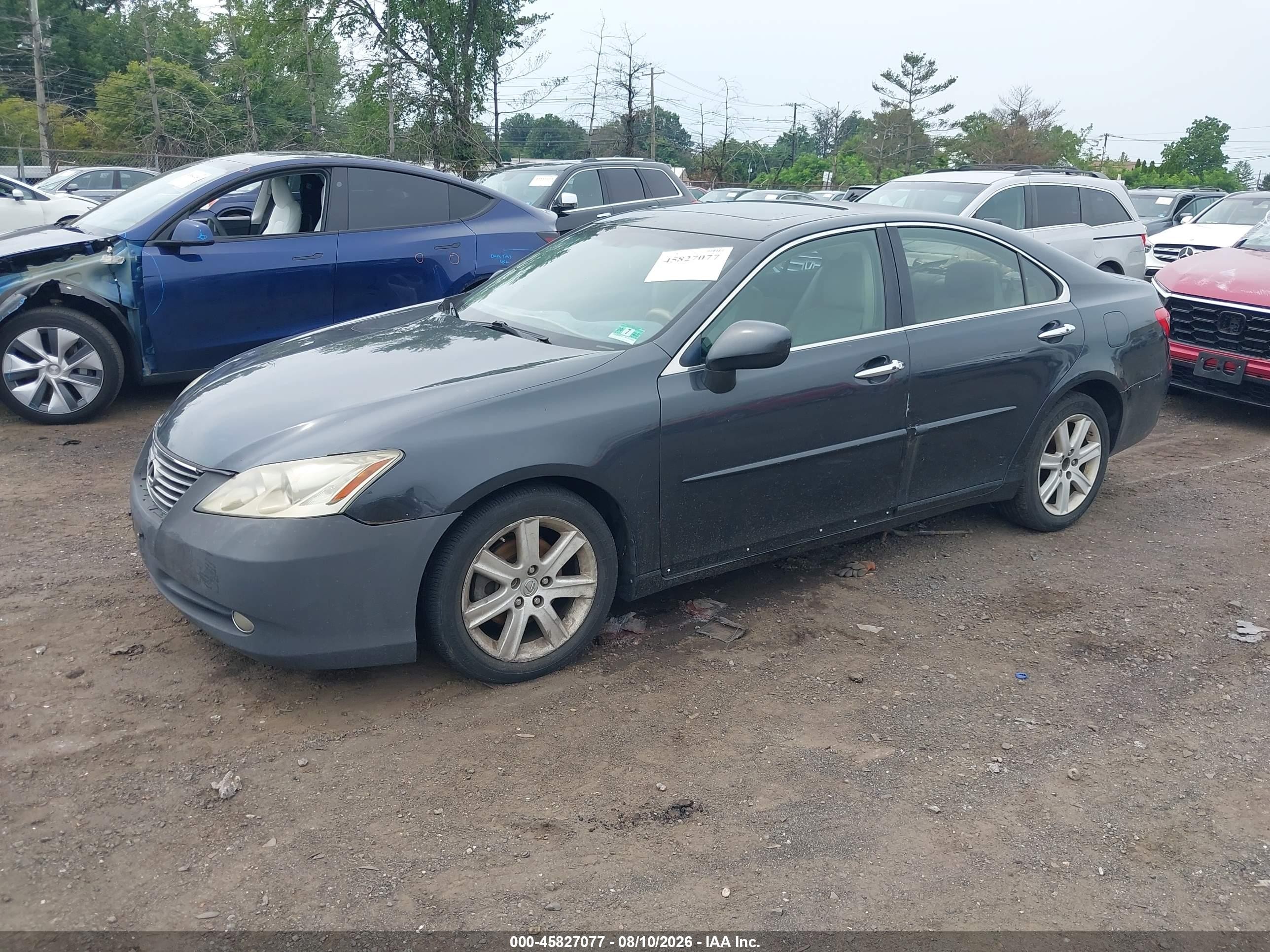 2007 Lexus Es 350   Gray vin: JTHBJ46G572063710