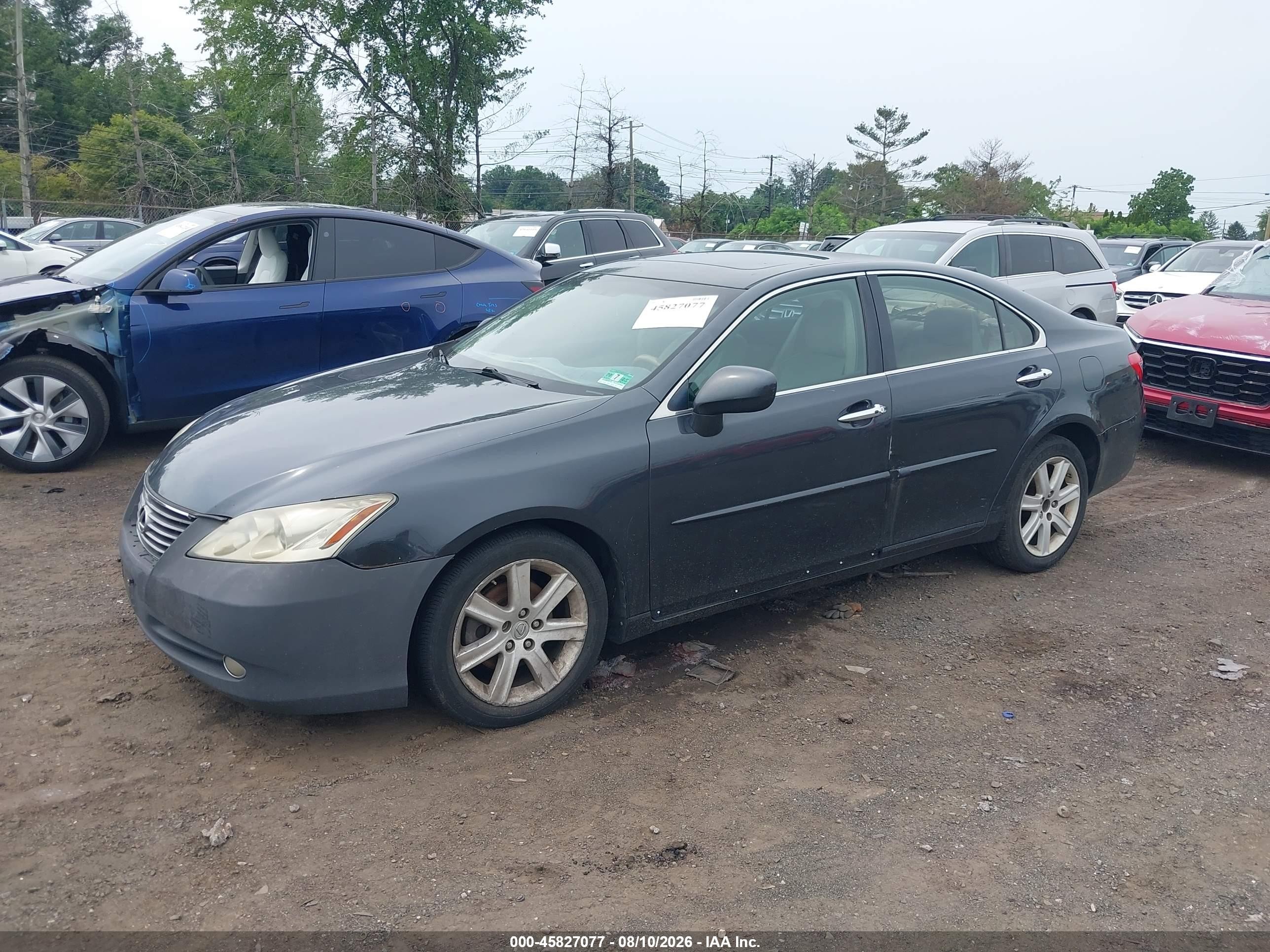 2007 Lexus Es 350   Gray vin: JTHBJ46G572063710
