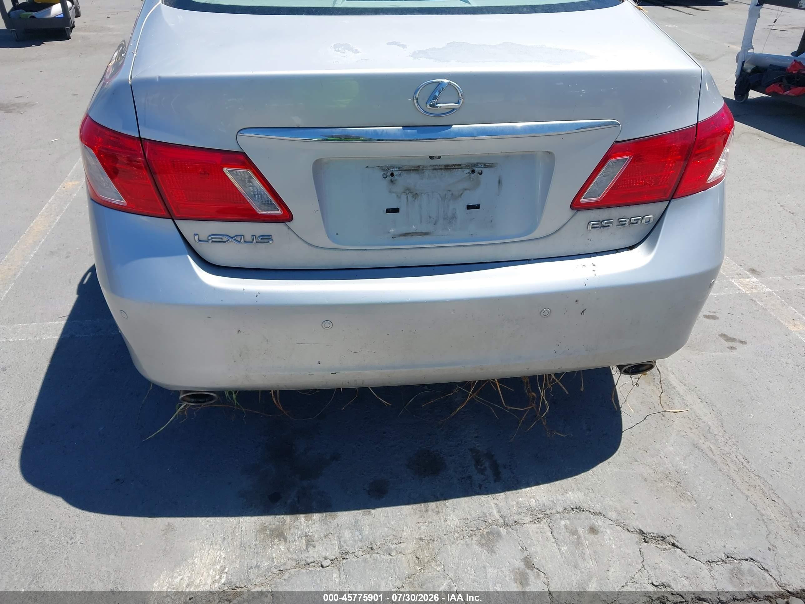 2007 Lexus Es 350   Silver vin: JTHBJ46G572072374