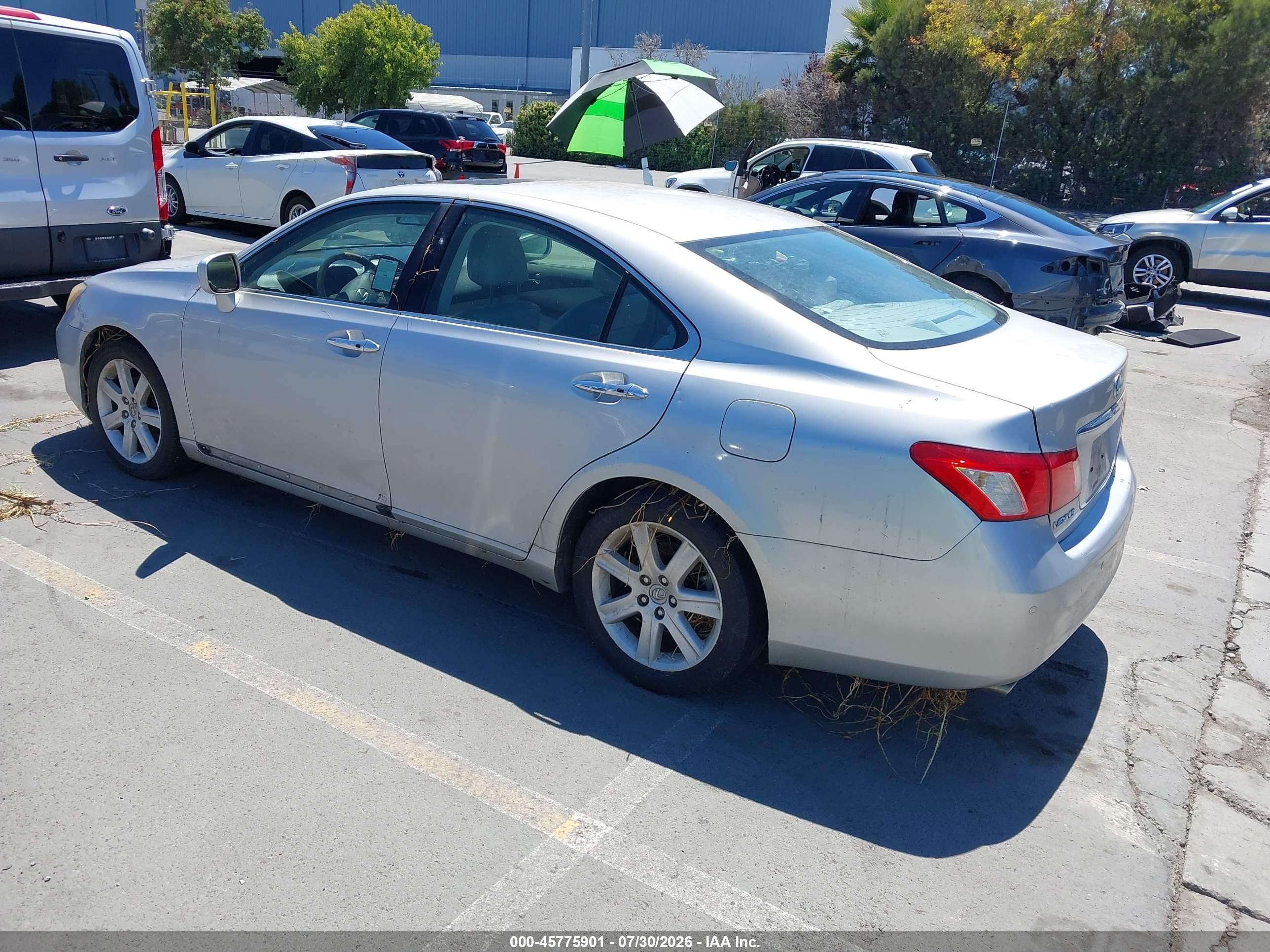 2007 Lexus Es 350   Silver vin: JTHBJ46G572072374