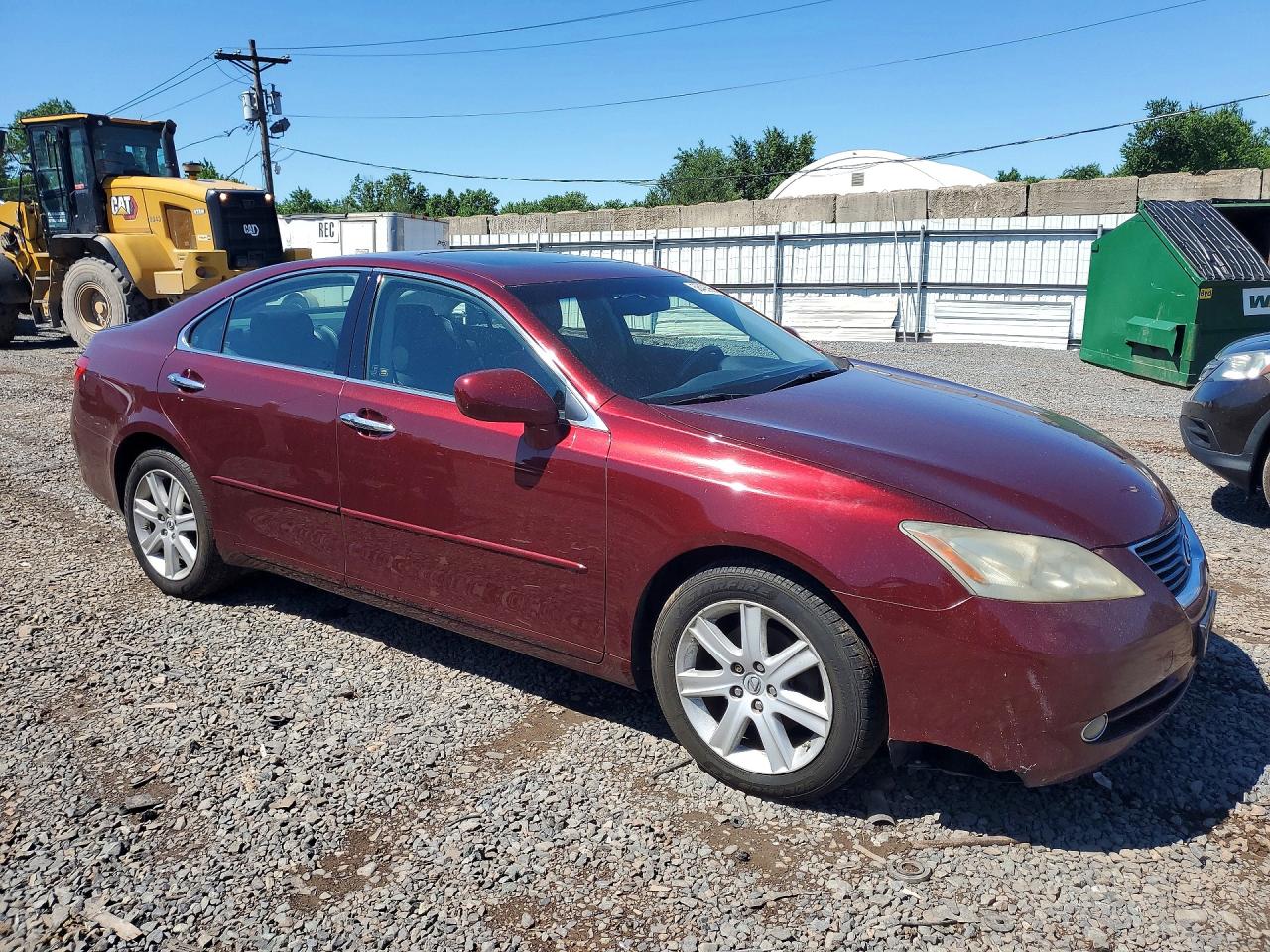 2007 Lexus Es 350 Burgundy vin: JTHBJ46G572074738