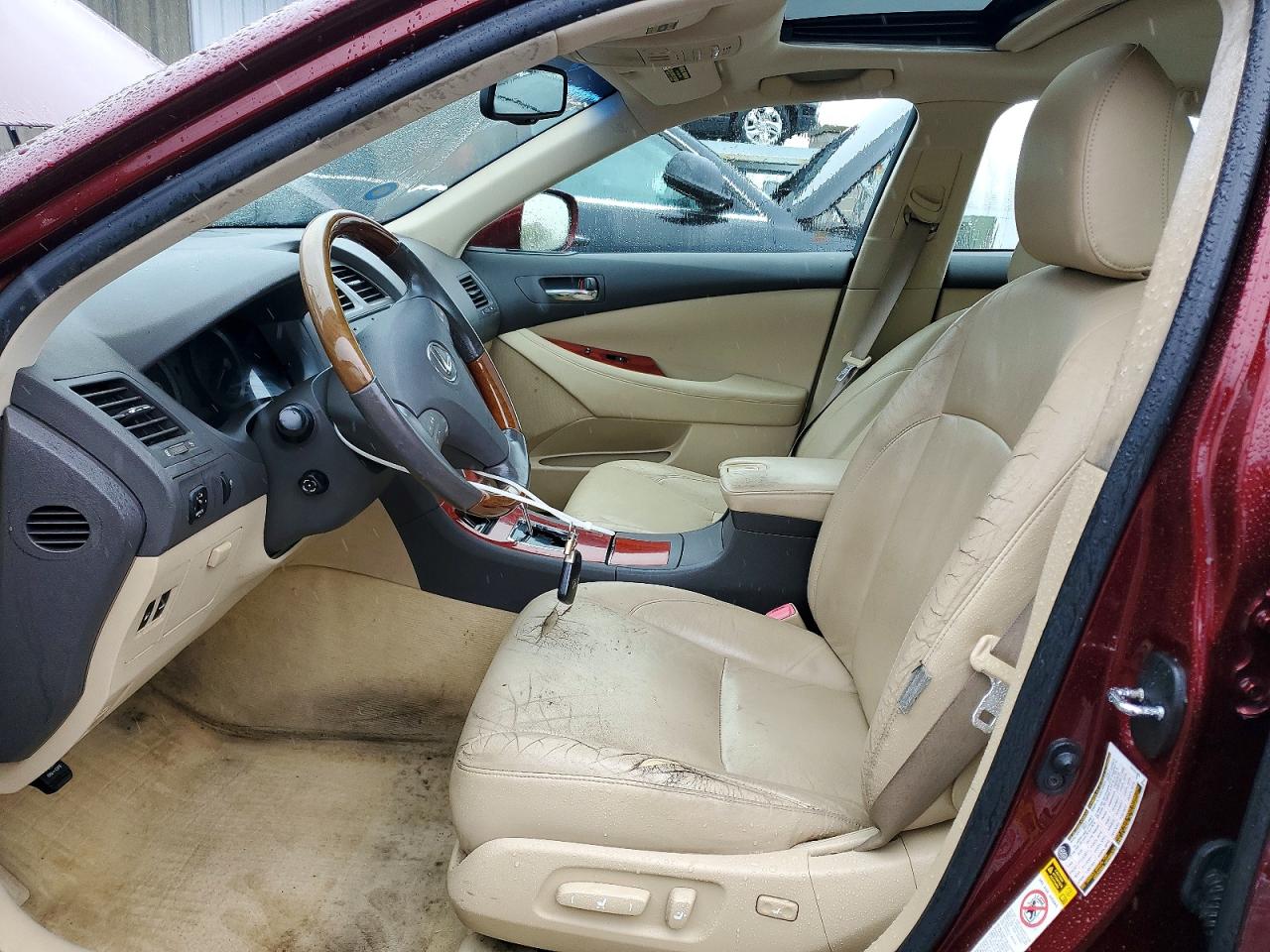 2007 Lexus Es 350 Red vin: JTHBJ46G572075971