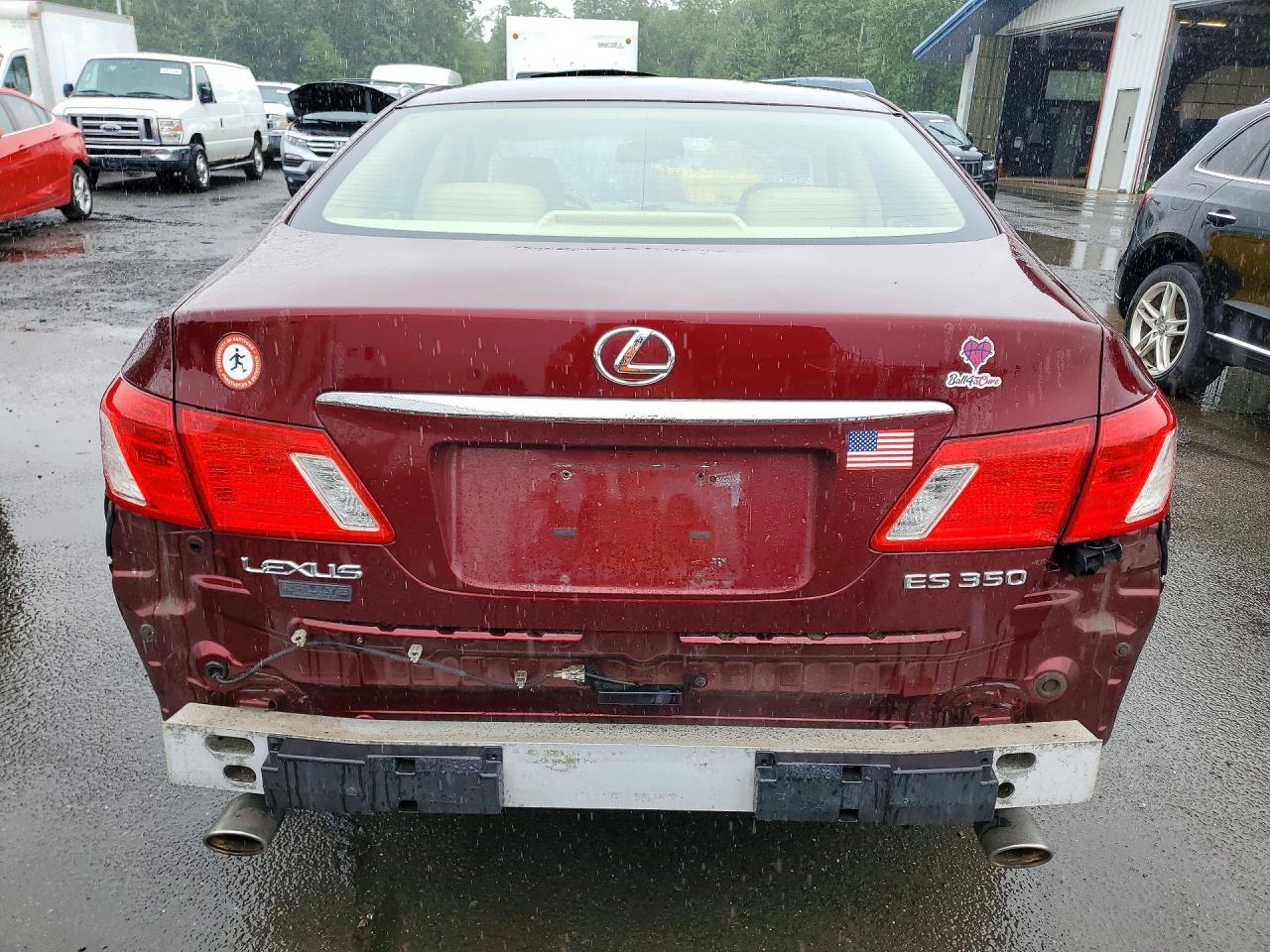 2007 Lexus Es 350 Red vin: JTHBJ46G572075971