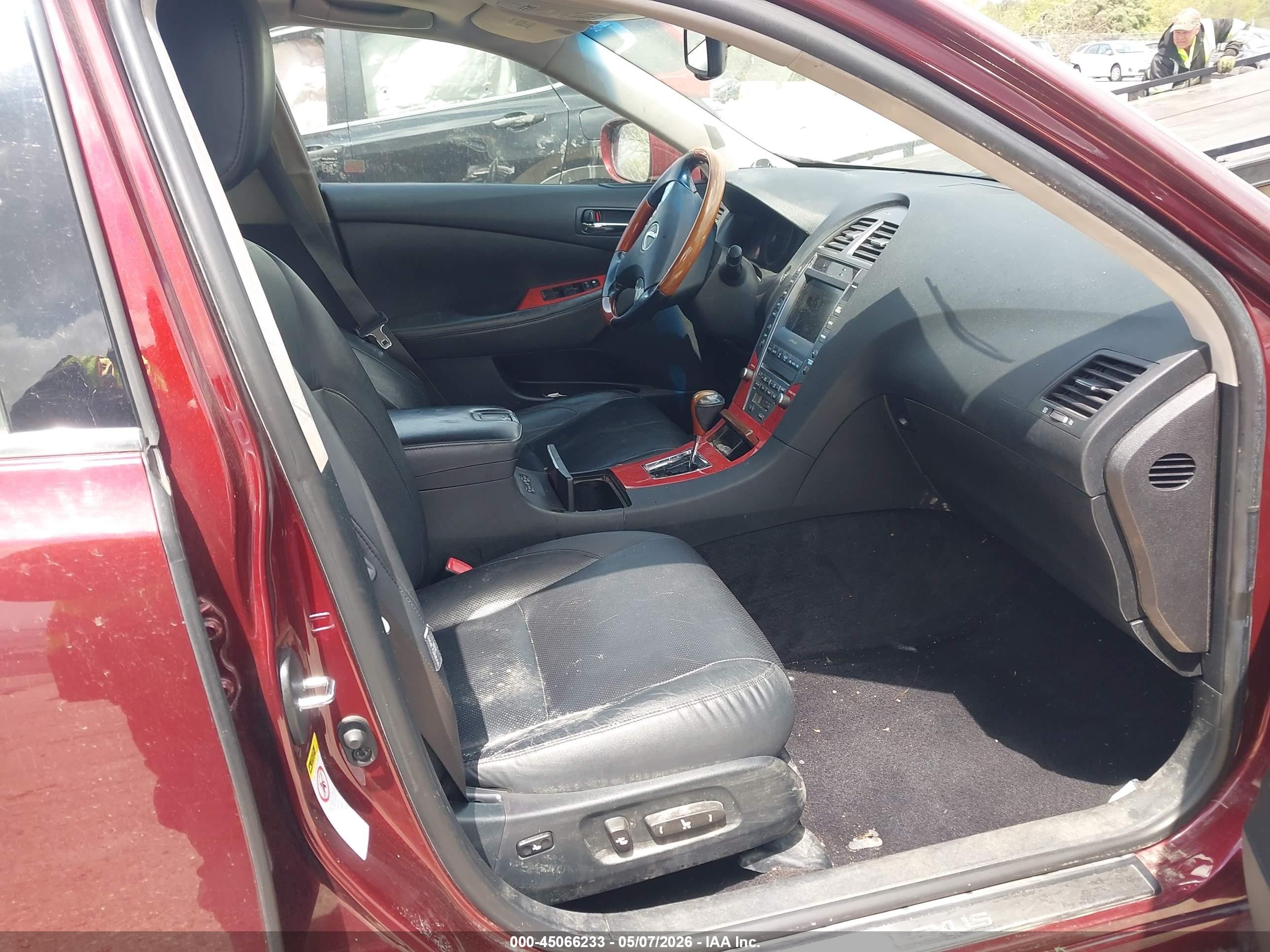 2007 Lexus Es 350 Maroon vin: JTHBJ46G572089501