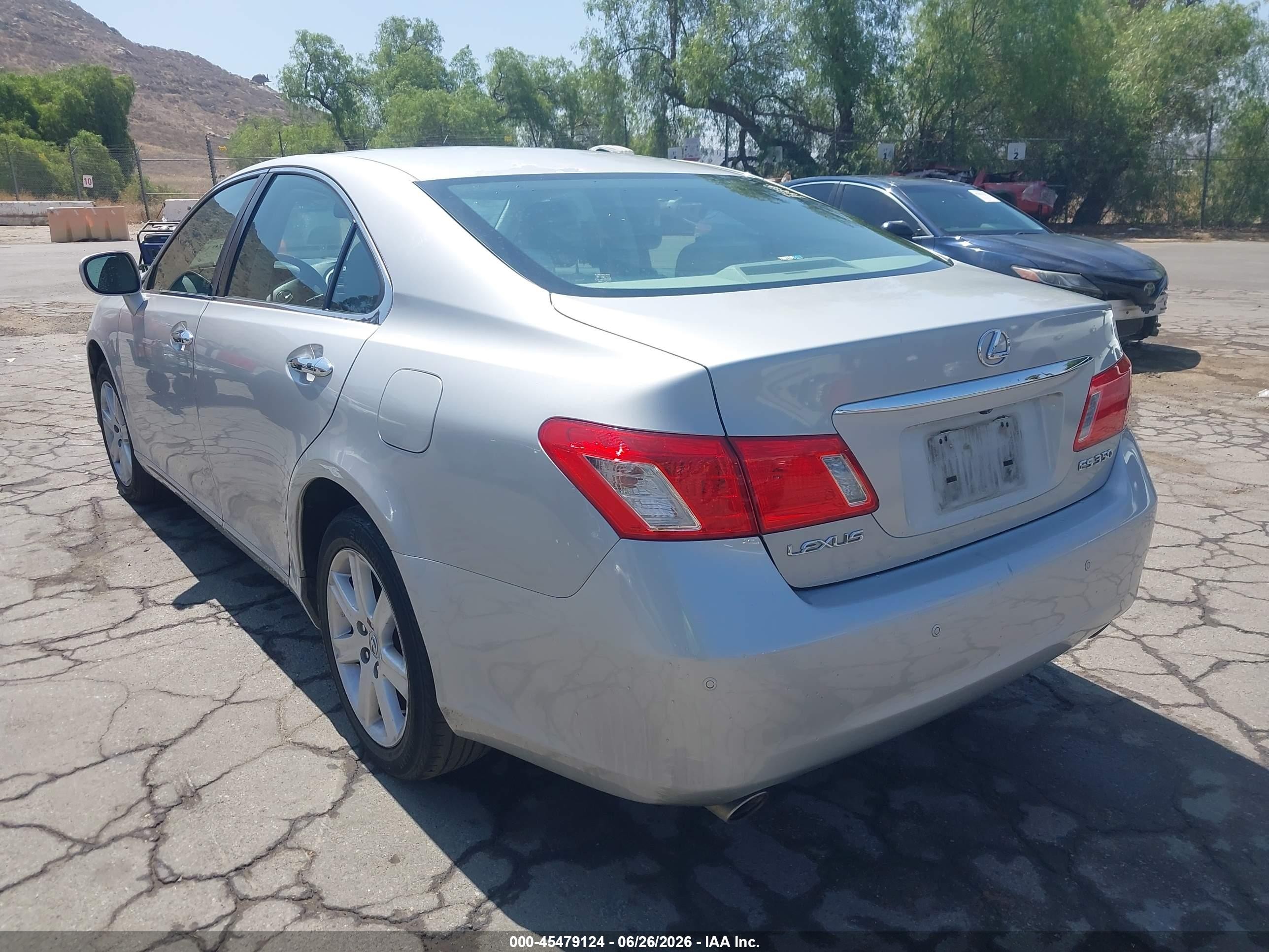 2007 Lexus Es 350   Silver vin: JTHBJ46G572096075