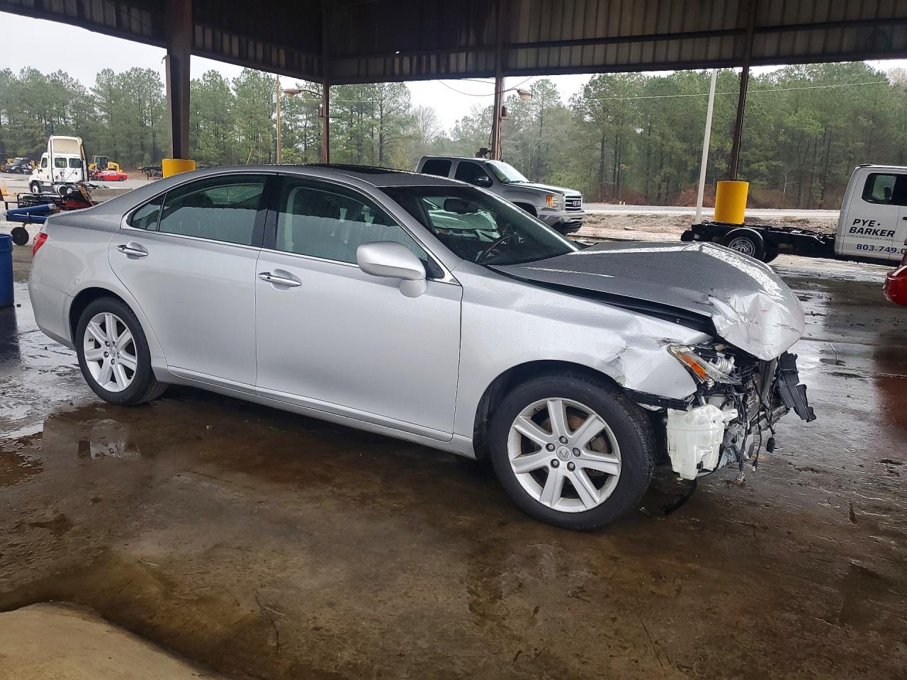 2007 Lexus Es 350 Base Silver vin: JTHBJ46G572096612