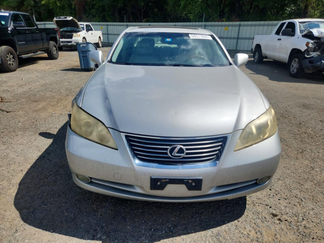 2007 Lexus Es 350 Silver vin: JTHBJ46G572109357