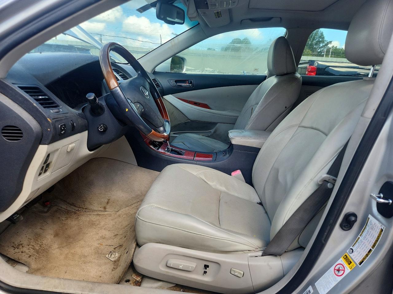 2007 Lexus Es 350 Silver vin: JTHBJ46G572109357