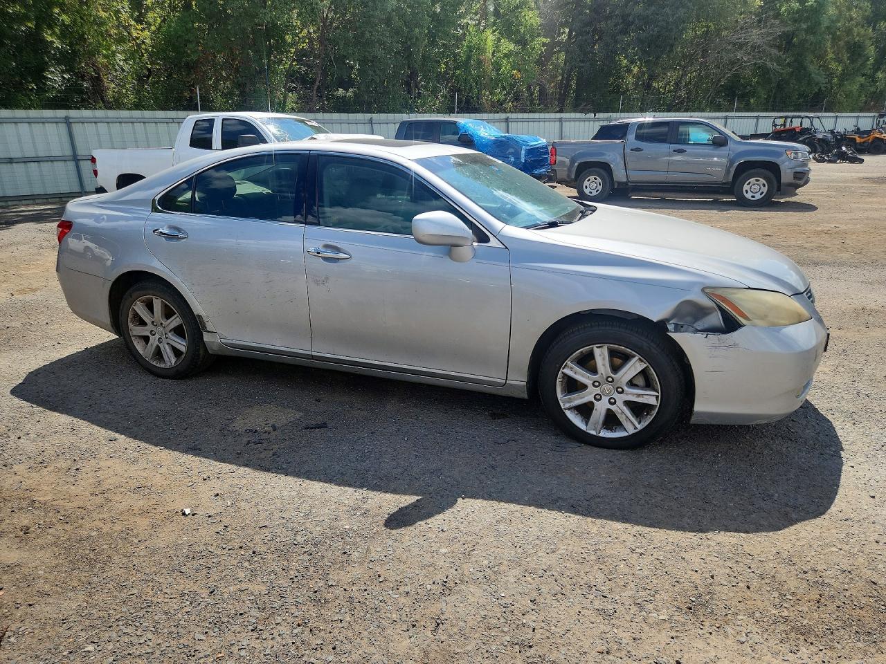 2007 Lexus Es 350 Silver vin: JTHBJ46G572109357