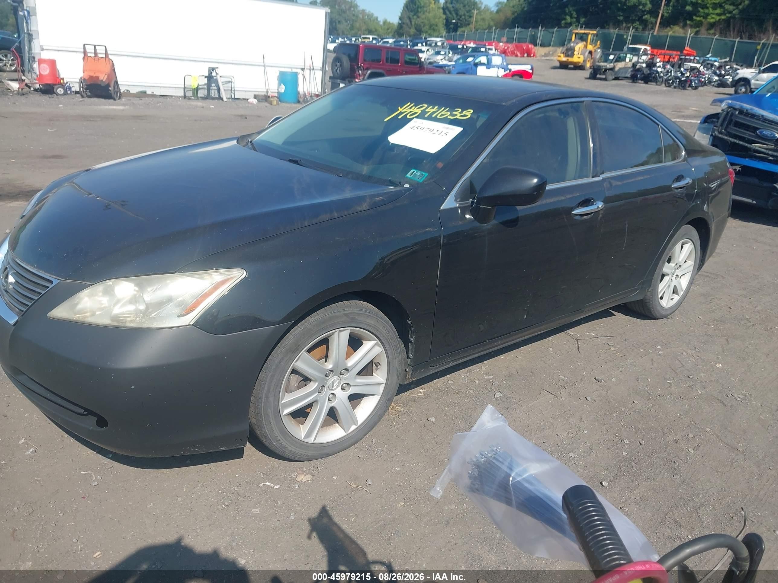 2007 Lexus Es 350 Черный vin: JTHBJ46G572122500