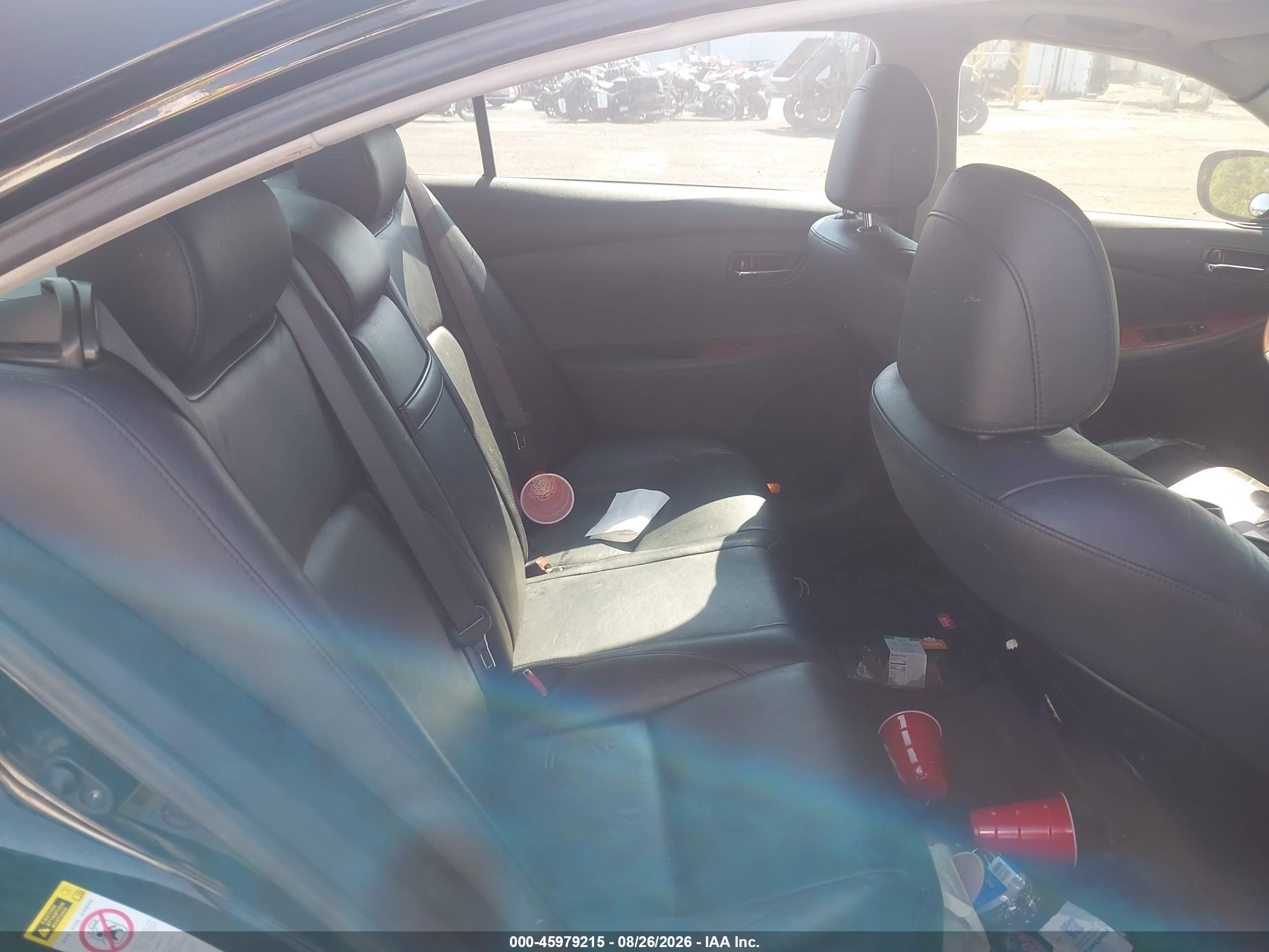 2007 Lexus Es 350 Черный vin: JTHBJ46G572122500