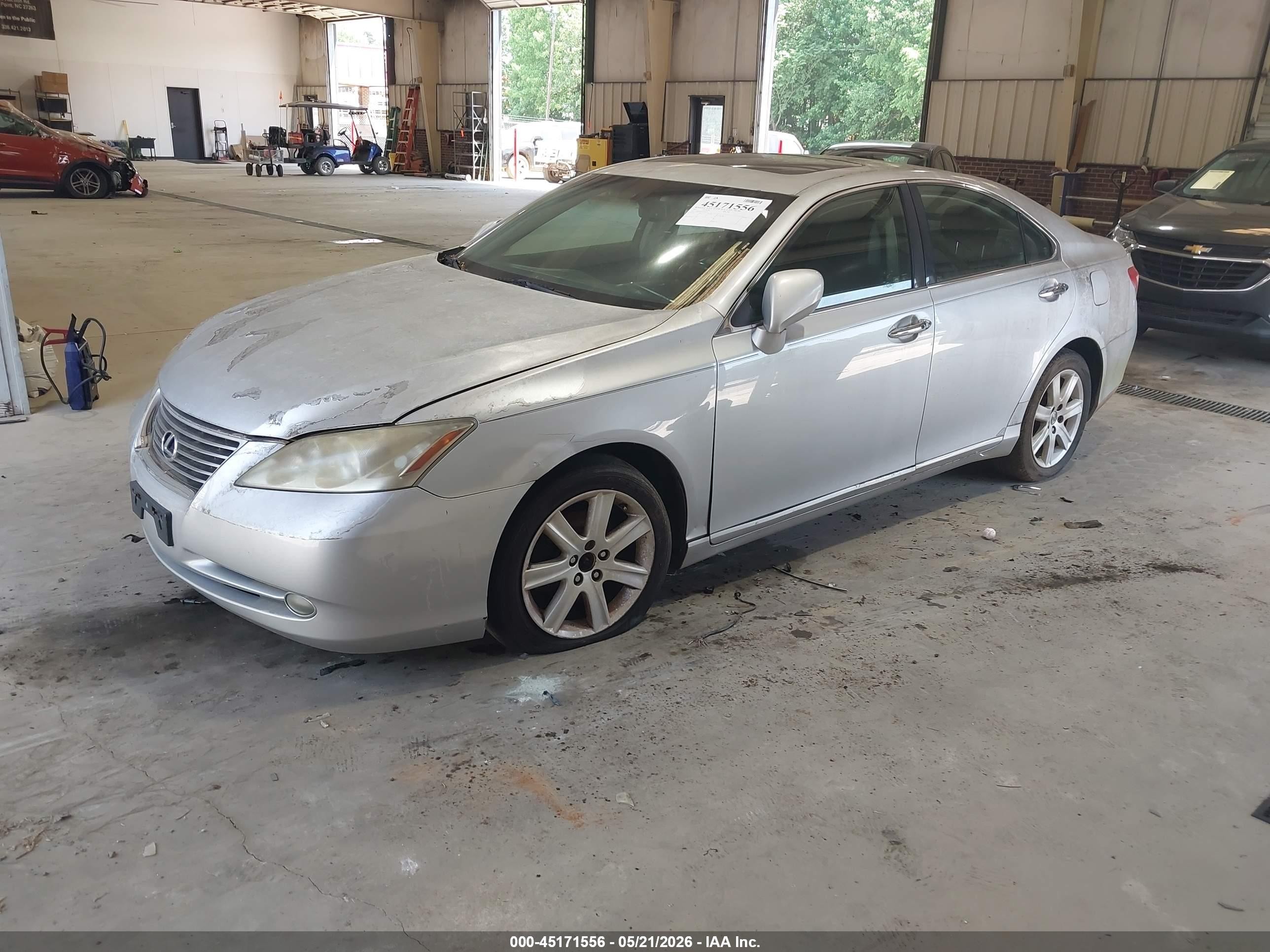 2007 Lexus Es 350   Silver vin: JTHBJ46G572129365