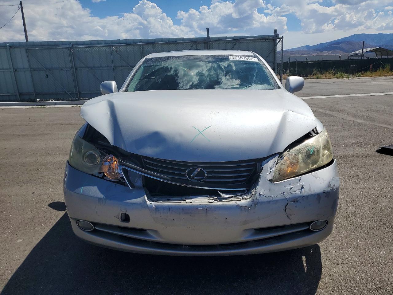 2007 Lexus Es 350 Silver vin: JTHBJ46G572136686