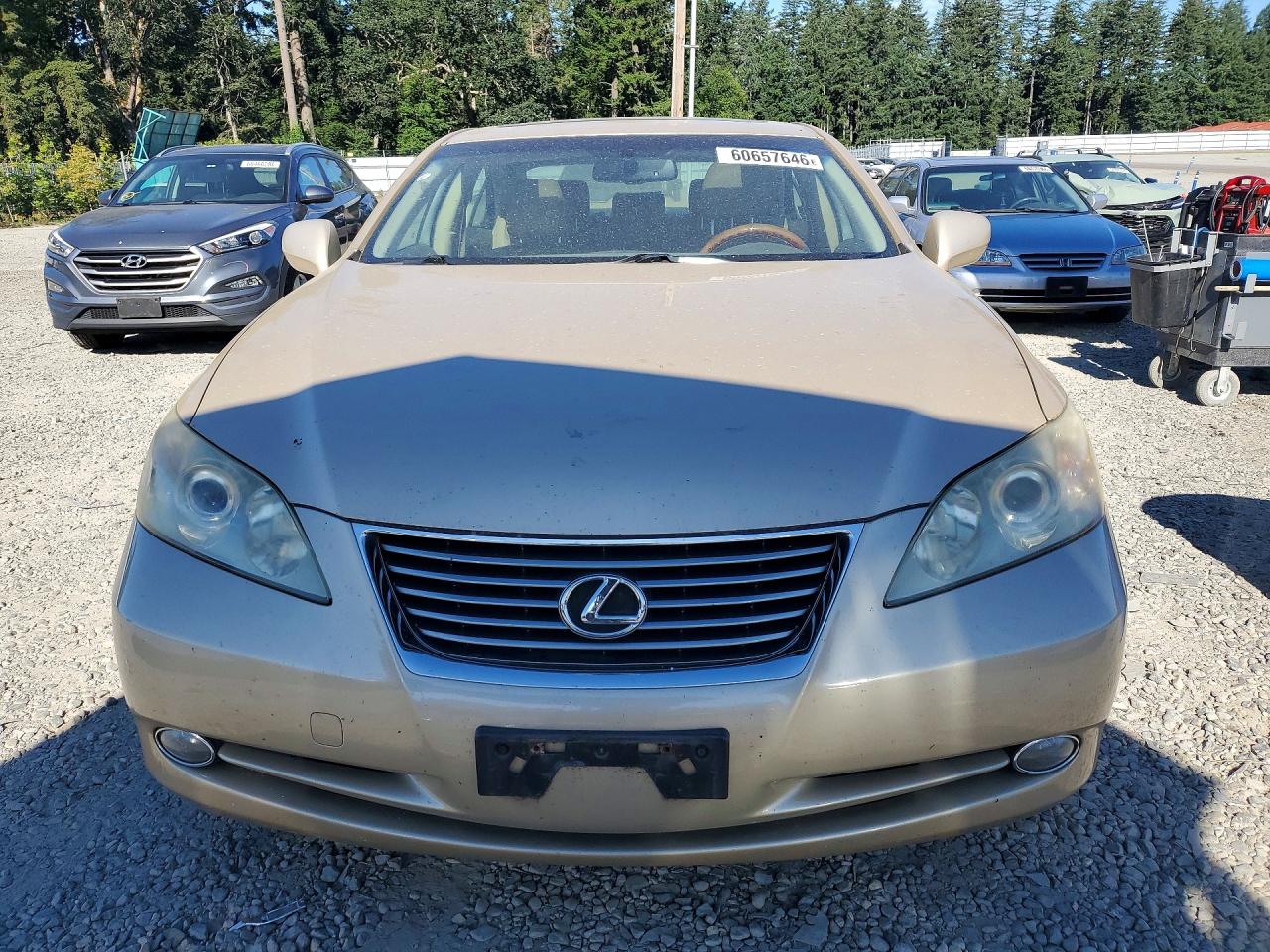 2007 Lexus Es 350 Gold vin: JTHBJ46G572146392