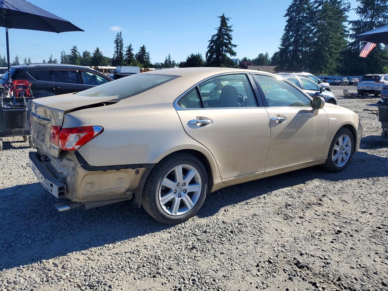2007 Lexus Es 350 Gold vin: JTHBJ46G572146392
