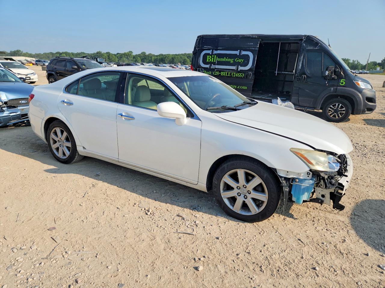 2007 Lexus Es 350 Белый vin: JTHBJ46G572146859