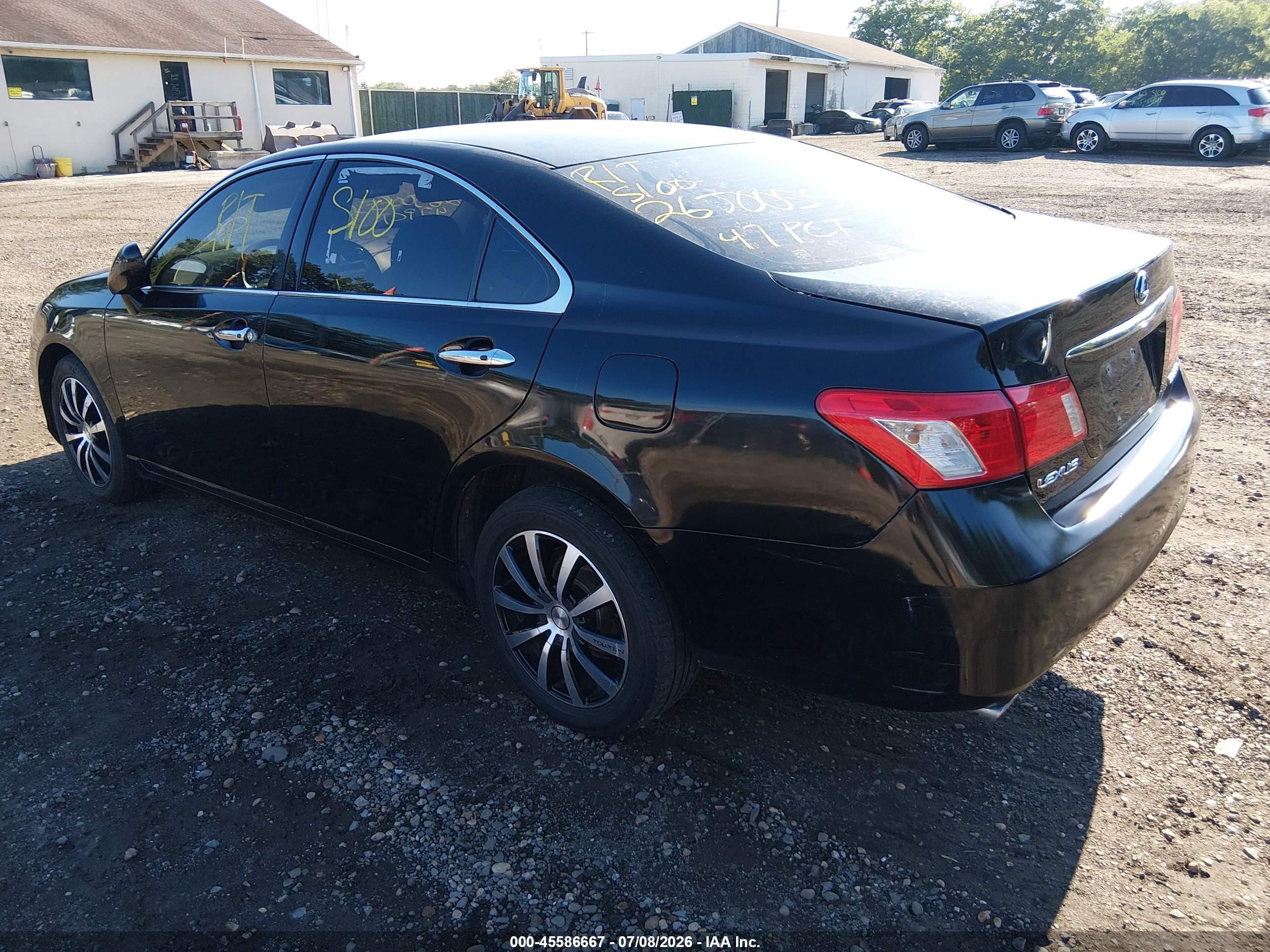 2007 Lexus Es 350   Black vin: JTHBJ46G572151561