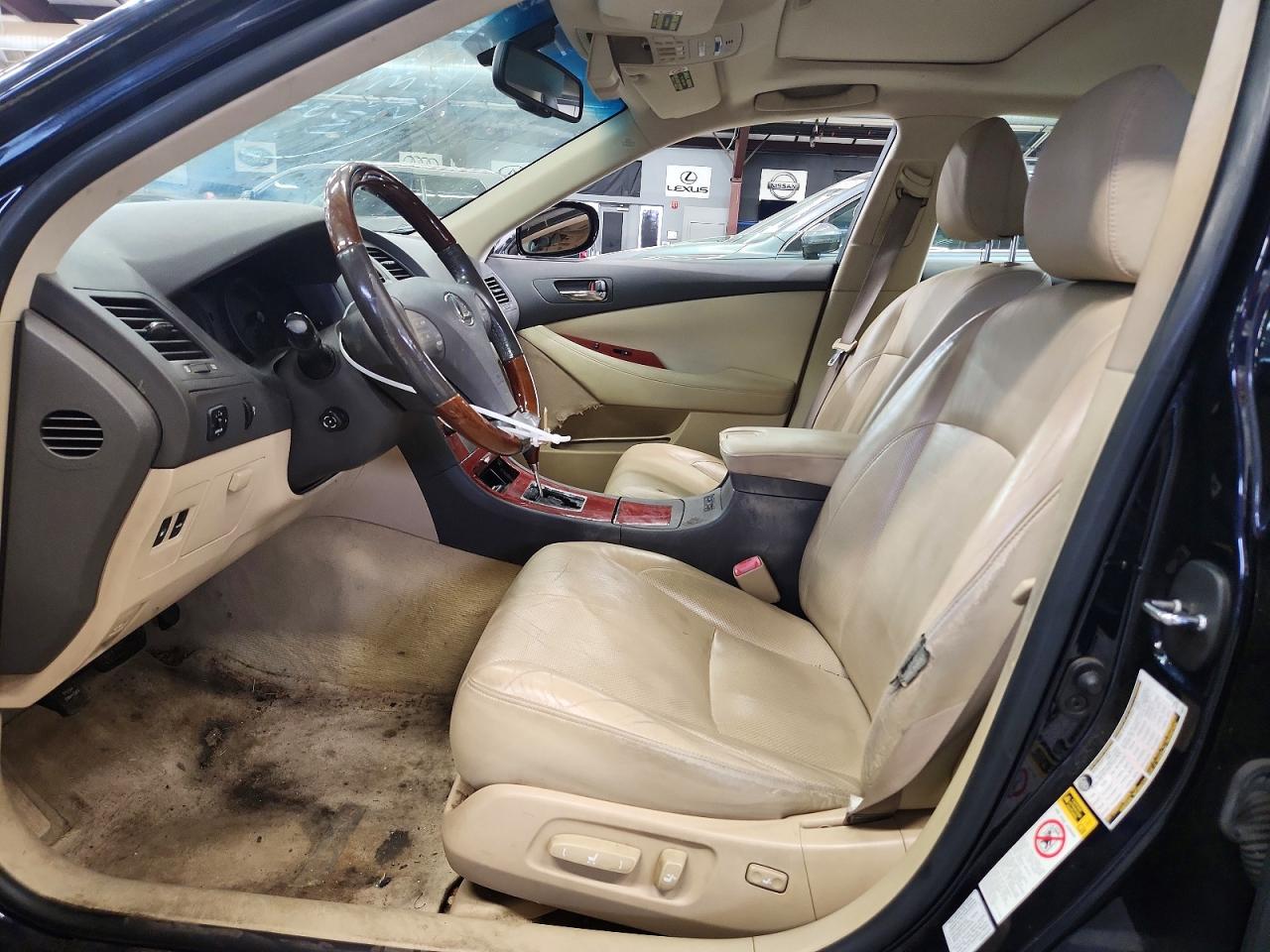 2008 Lexus Es 350 Blue vin: JTHBJ46G582169074
