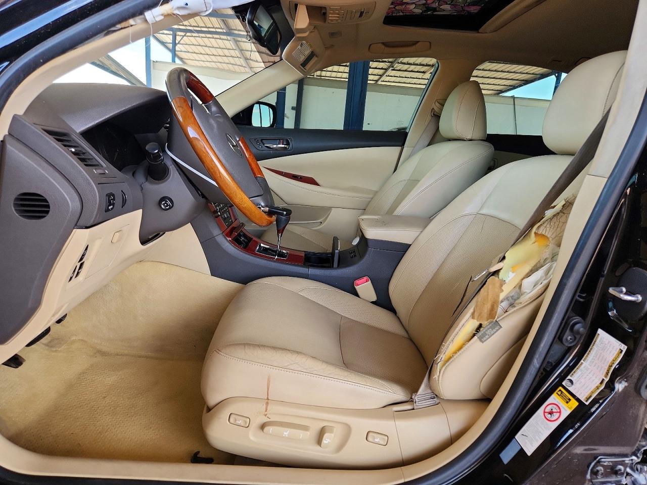 2008 Lexus Es 350 Black vin: JTHBJ46G582174422