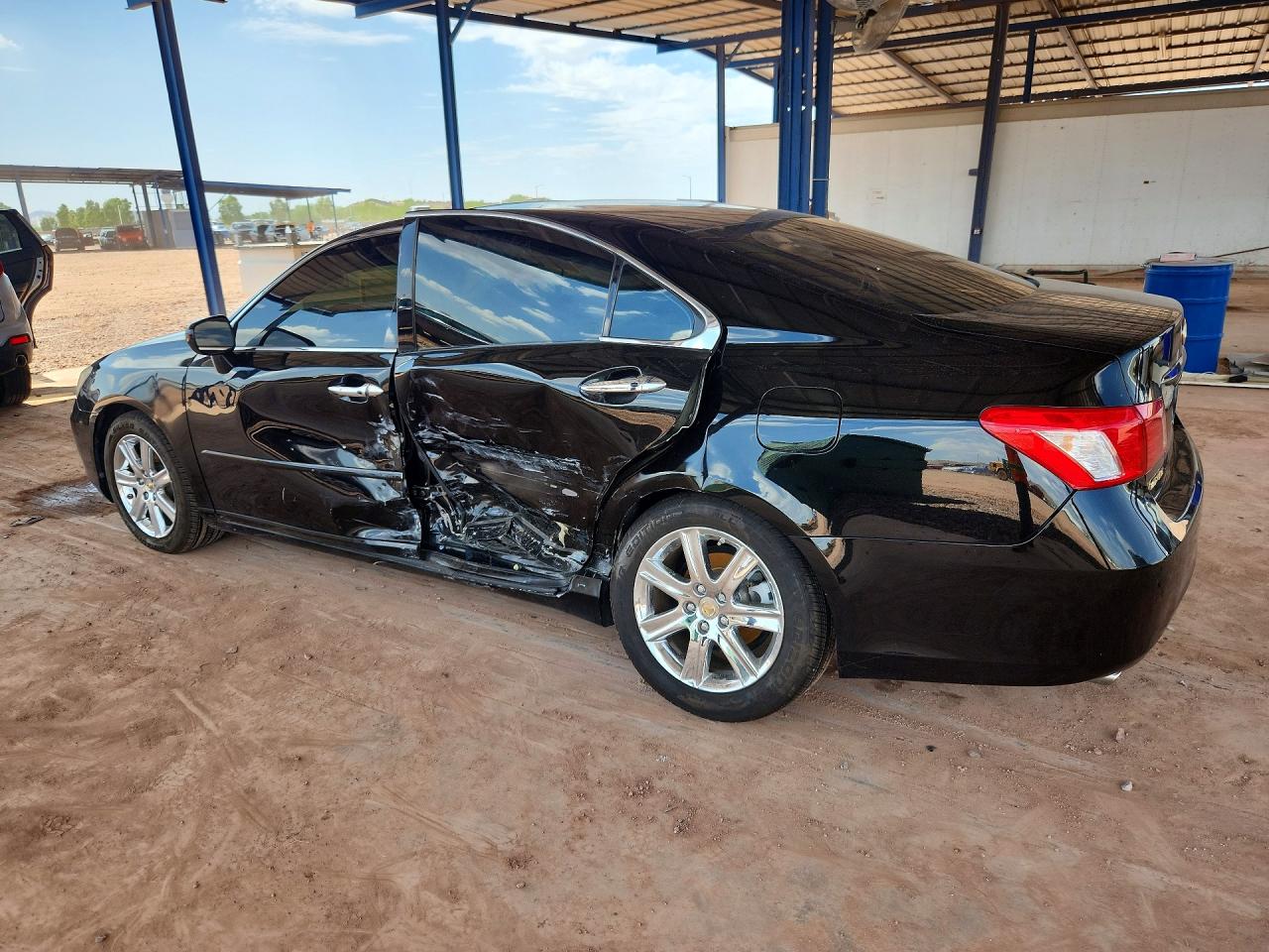 2008 Lexus Es 350 Black vin: JTHBJ46G582174422