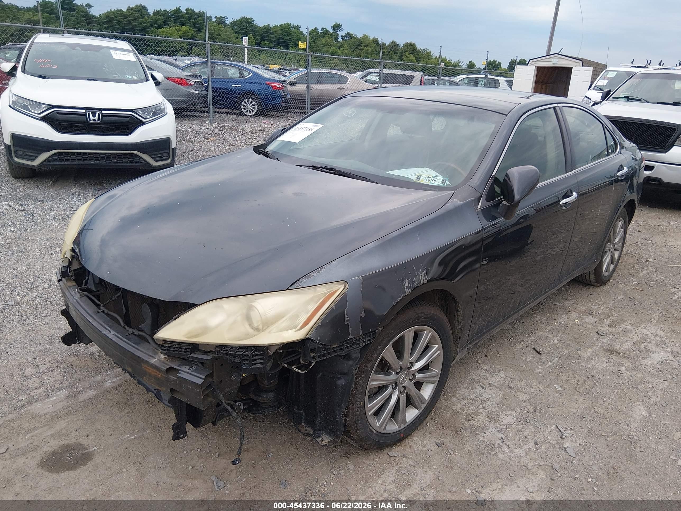 2008 Lexus Es 350   Gray vin: JTHBJ46G582176140