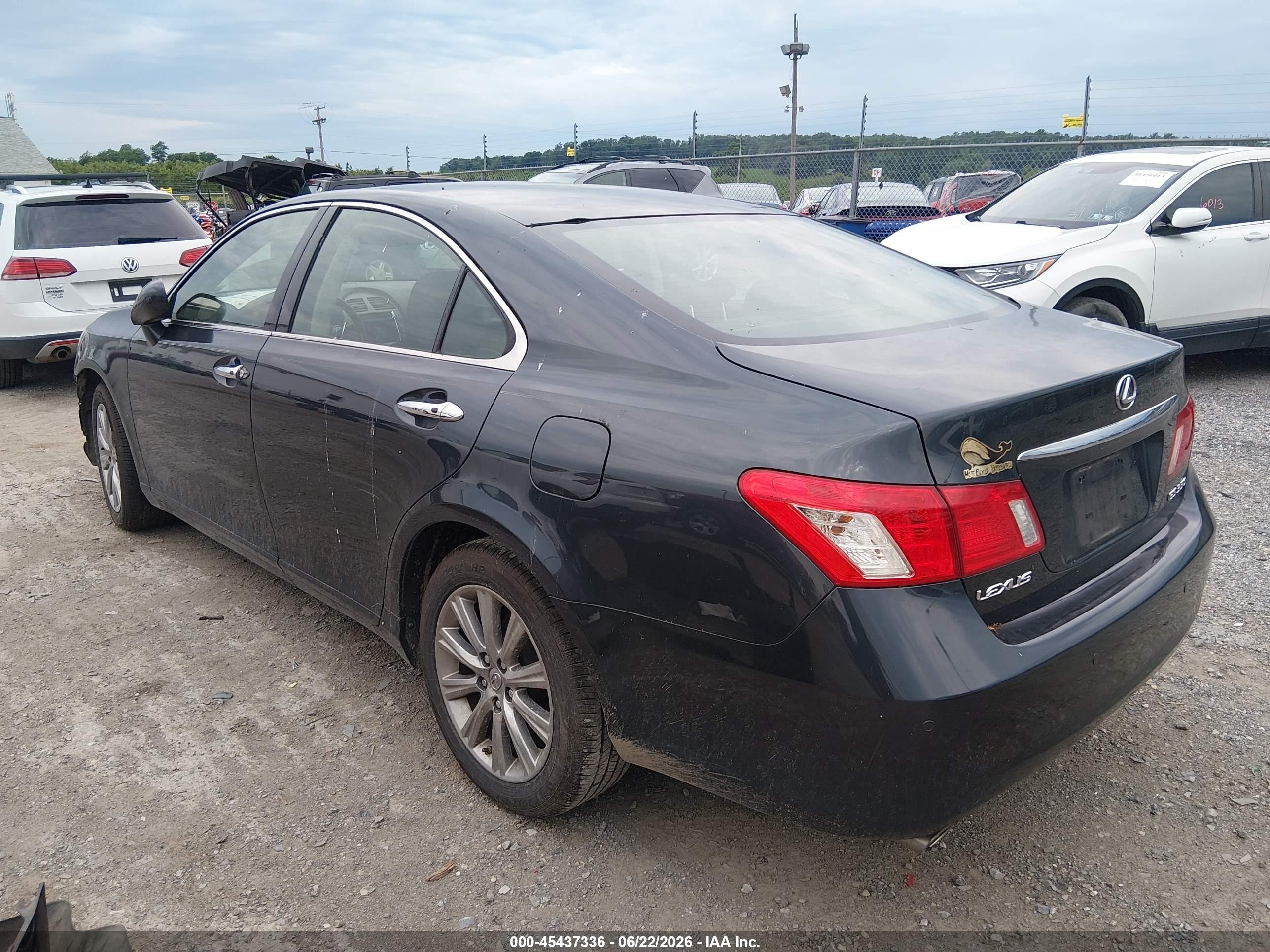 2008 Lexus Es 350   Gray vin: JTHBJ46G582176140