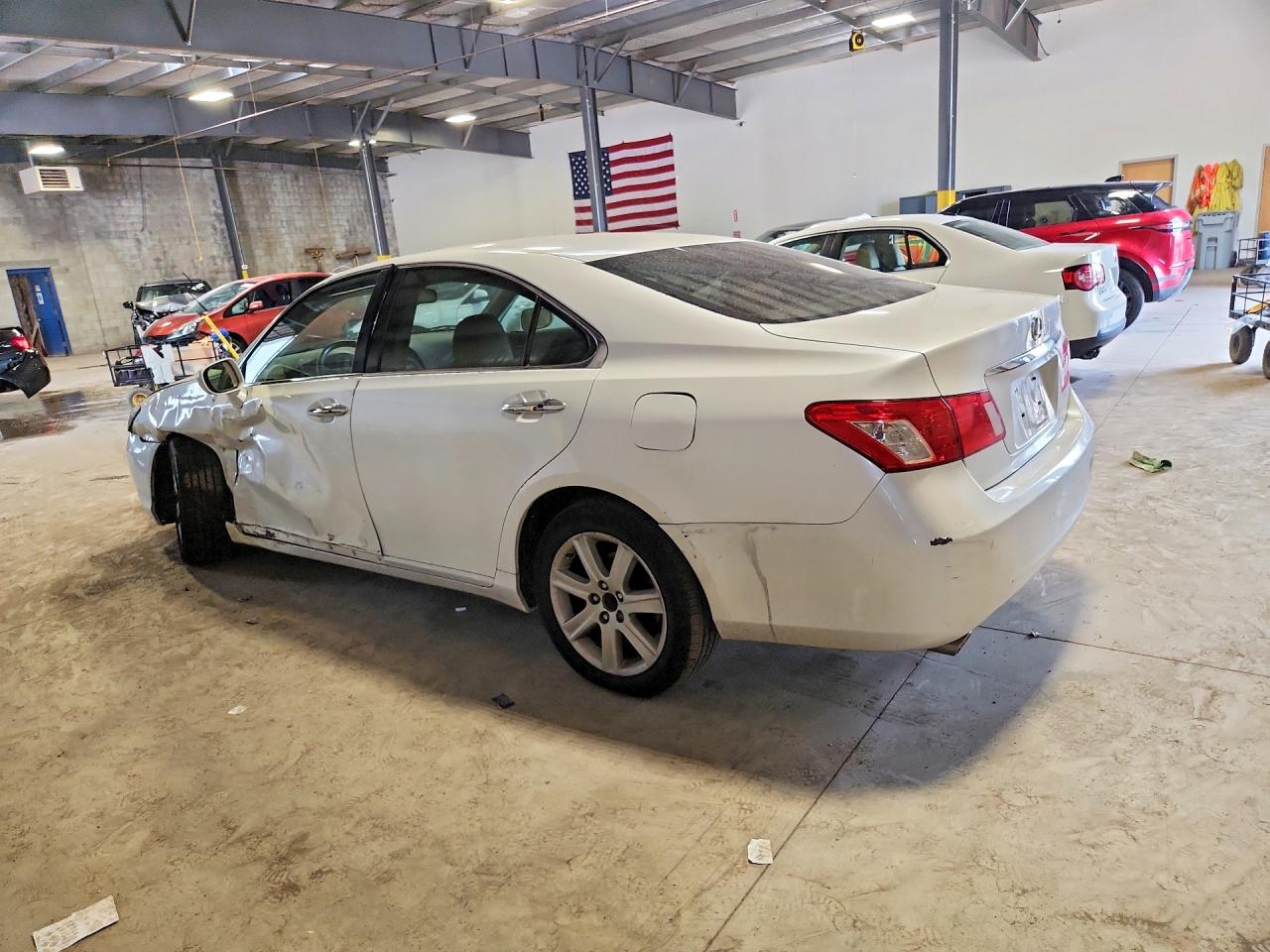 2008 Lexus Es 350 White vin: JTHBJ46G582179474