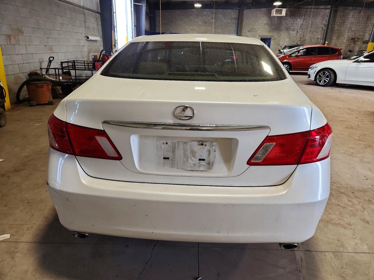 2008 Lexus Es 350 White vin: JTHBJ46G582179474