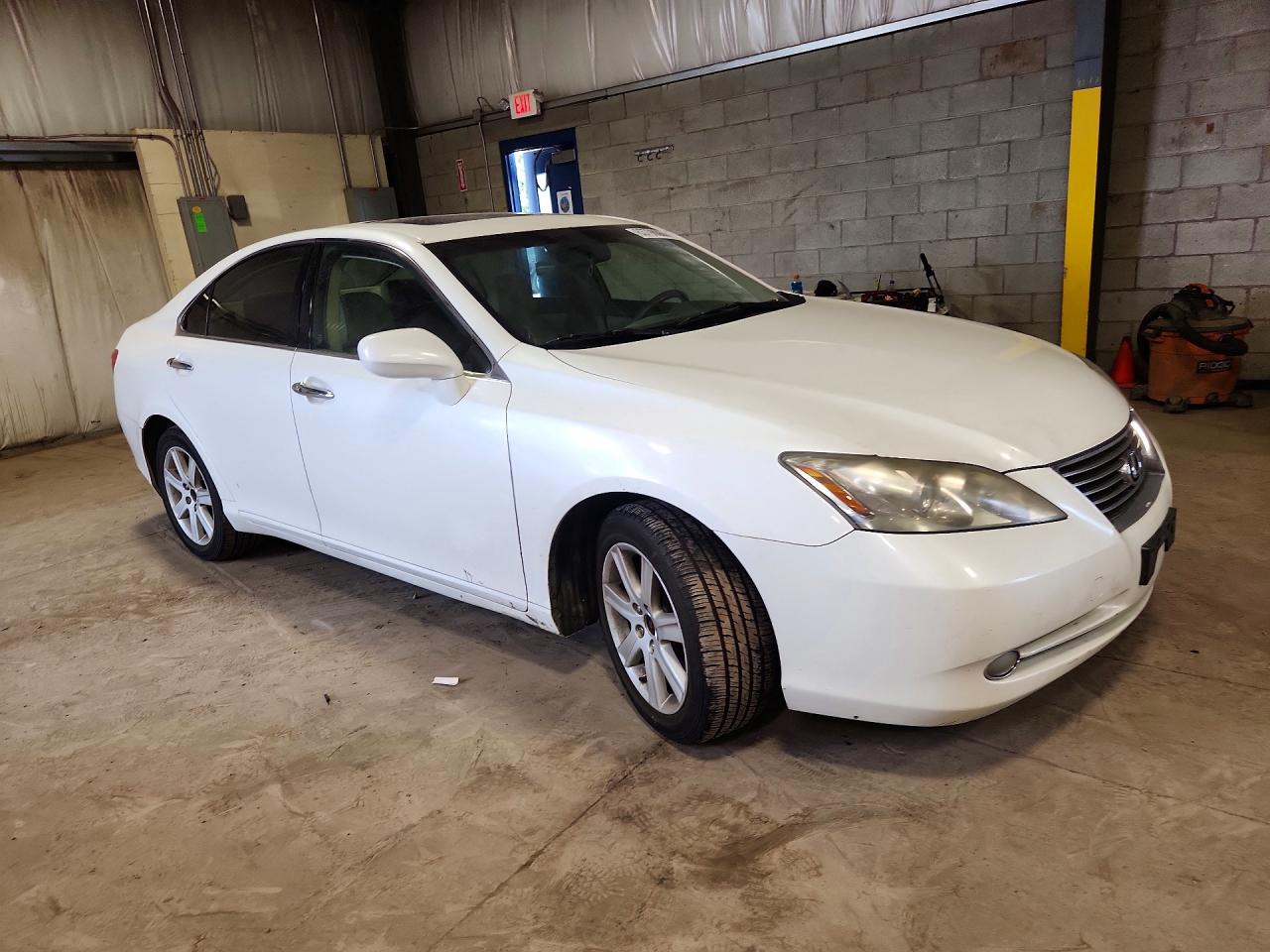 2008 Lexus Es 350 White vin: JTHBJ46G582179474
