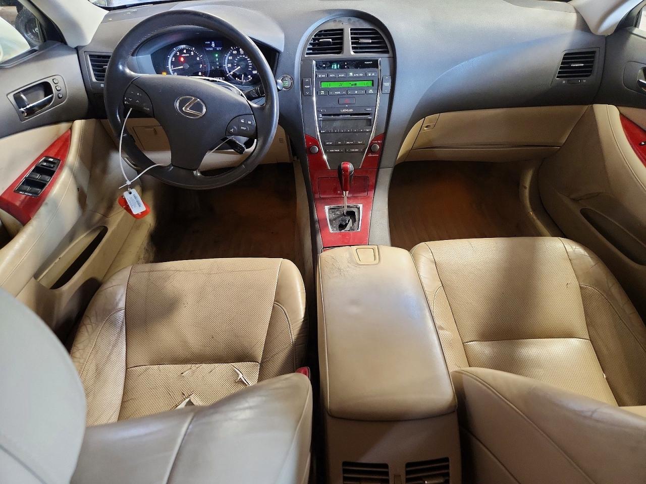 2008 Lexus Es 350 White vin: JTHBJ46G582179474