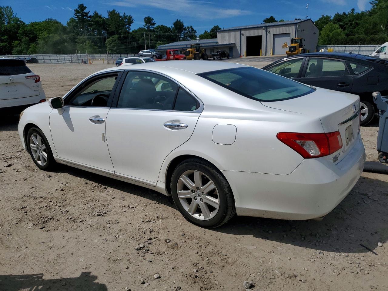 2008 Lexus Es 350 White vin: JTHBJ46G582184559