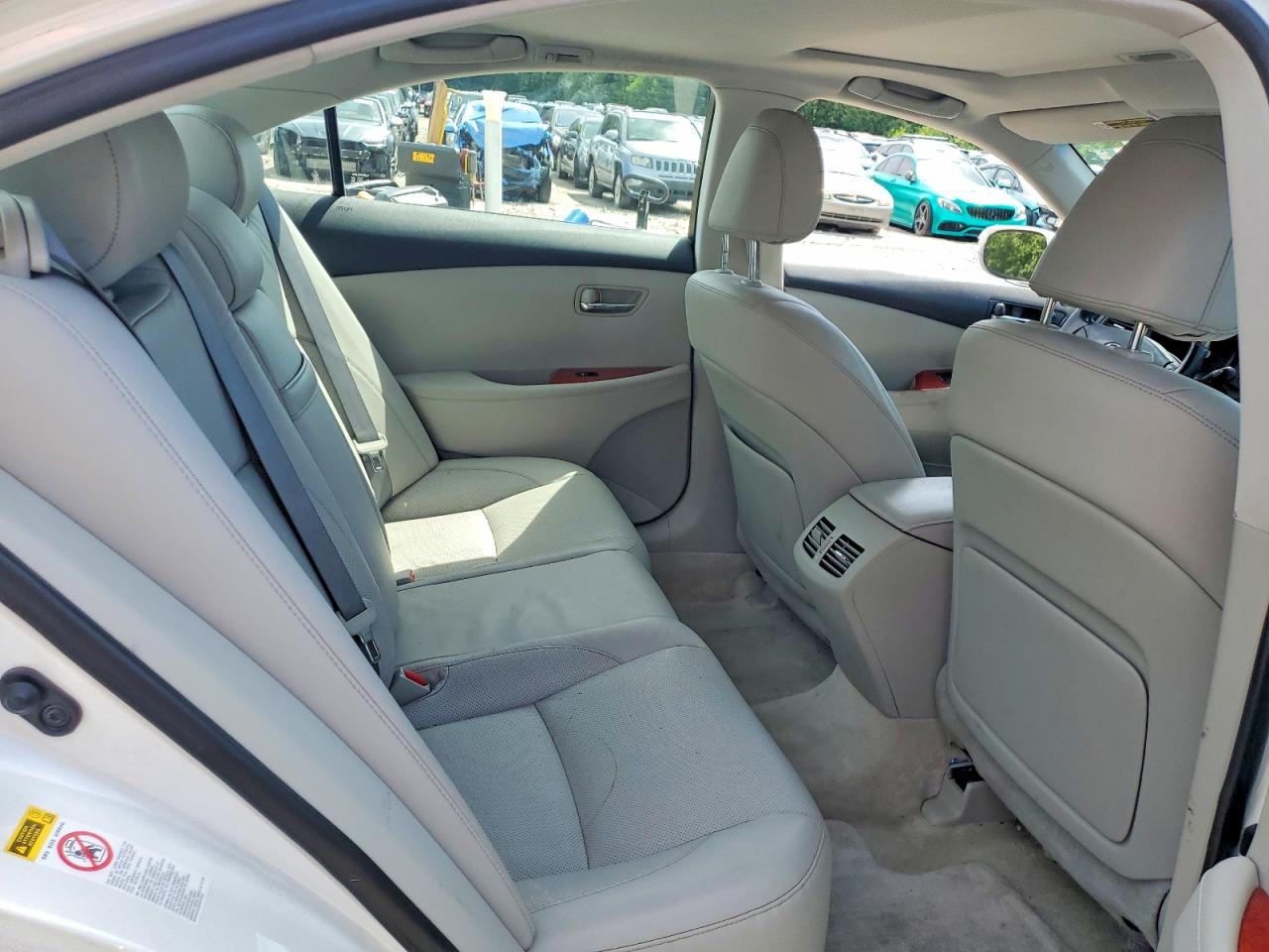 2008 Lexus Es 350 White vin: JTHBJ46G582184559