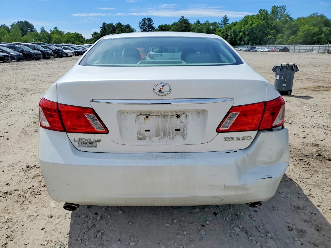 2008 Lexus Es 350 White vin: JTHBJ46G582184559