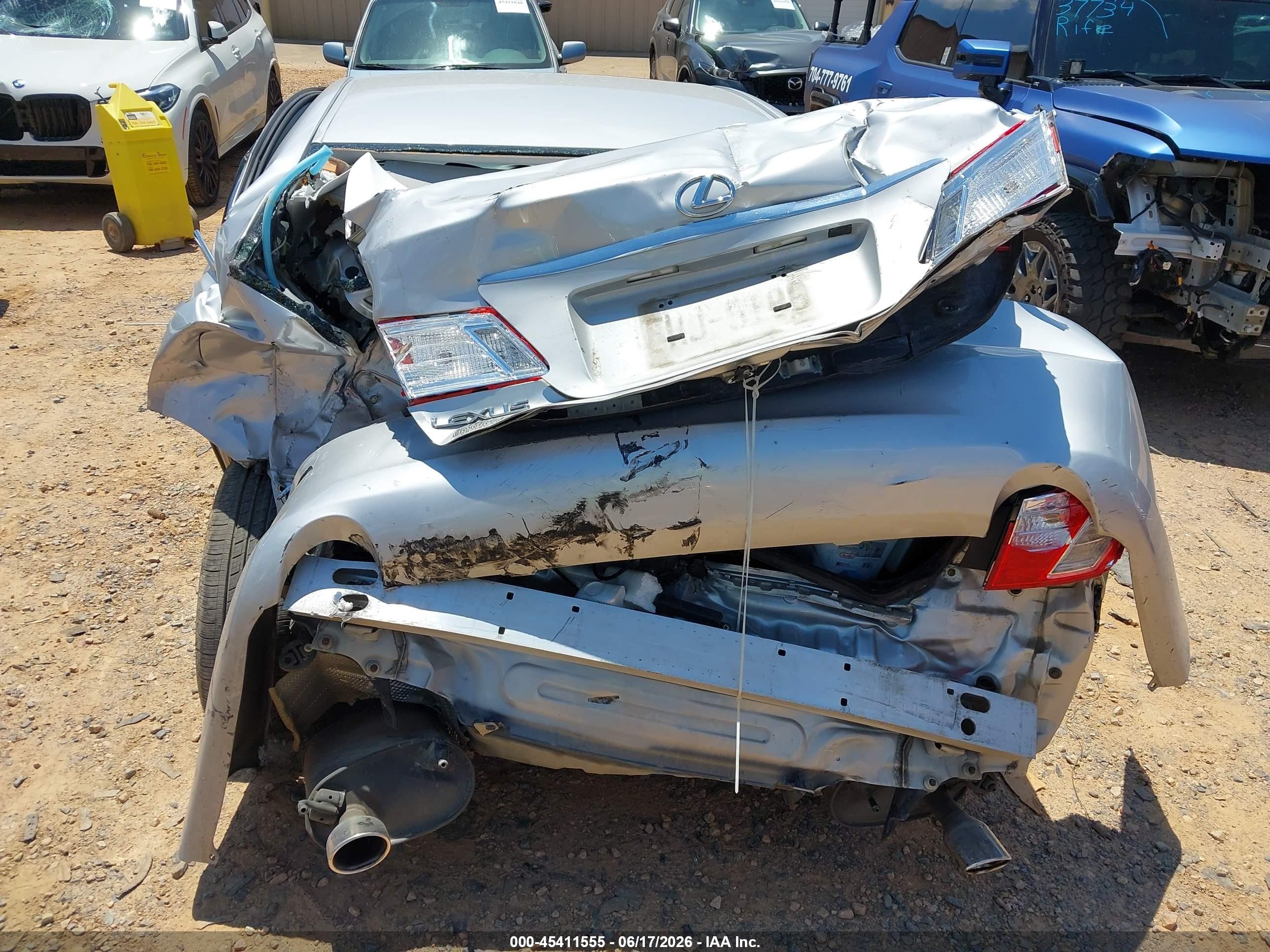 2008 Lexus Es 350 Silver vin: JTHBJ46G582197585