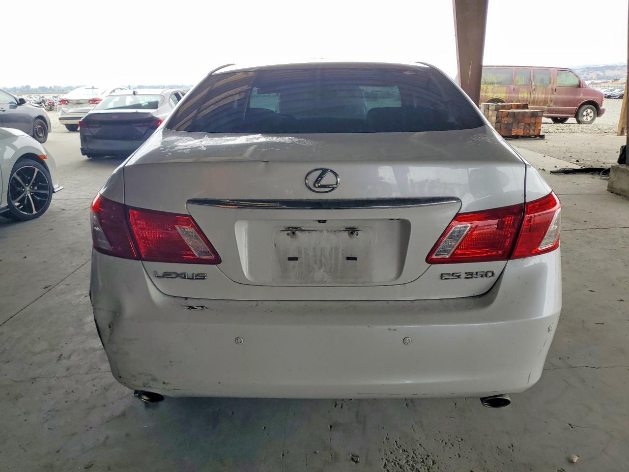2008 Lexus Es 350 White vin: JTHBJ46G582197795