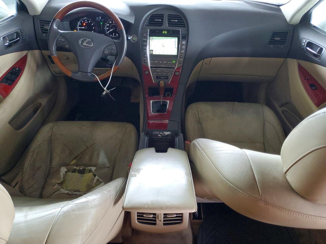 2008 Lexus Es 350 White vin: JTHBJ46G582197795