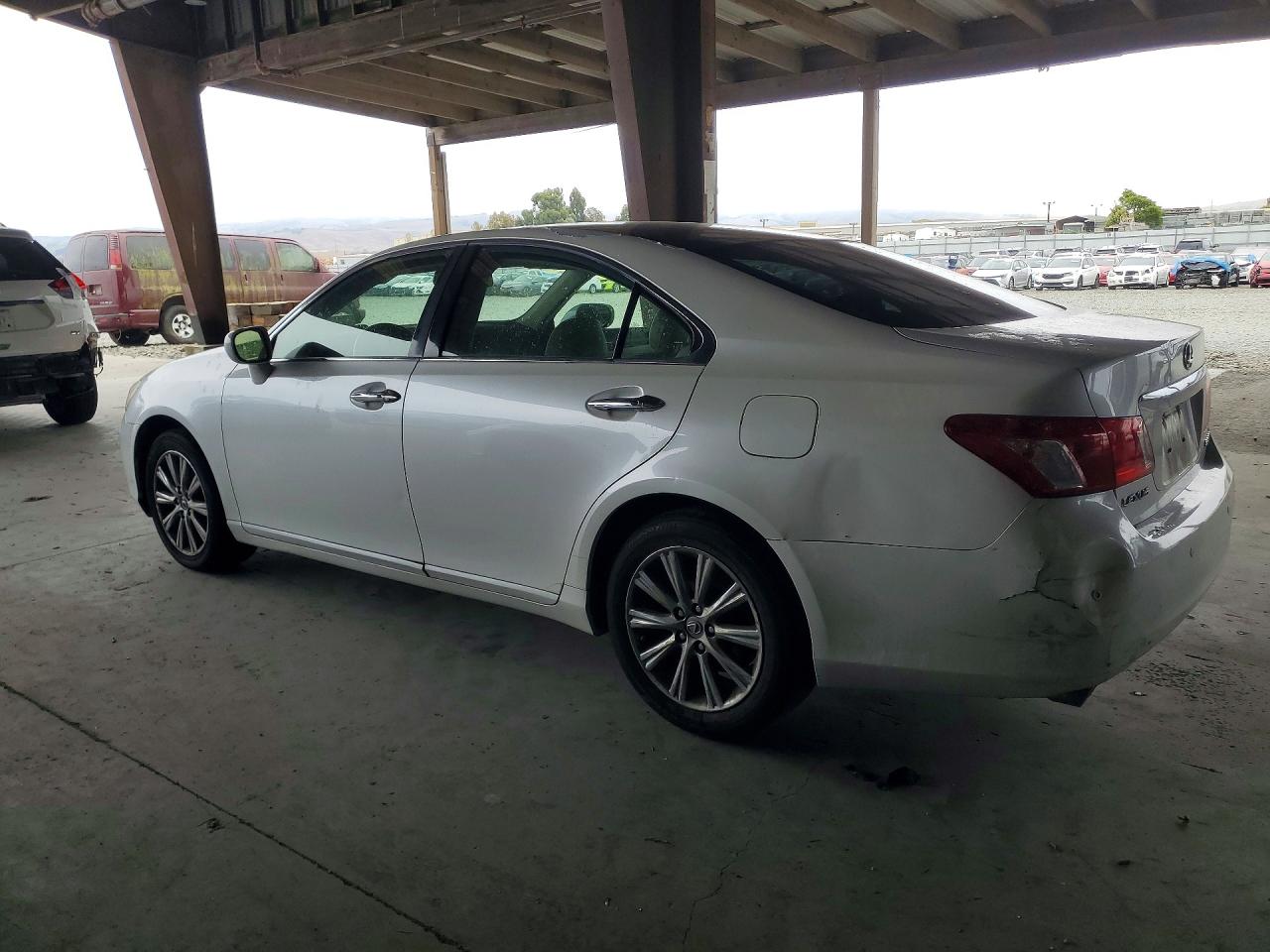 2008 Lexus Es 350 White vin: JTHBJ46G582197795