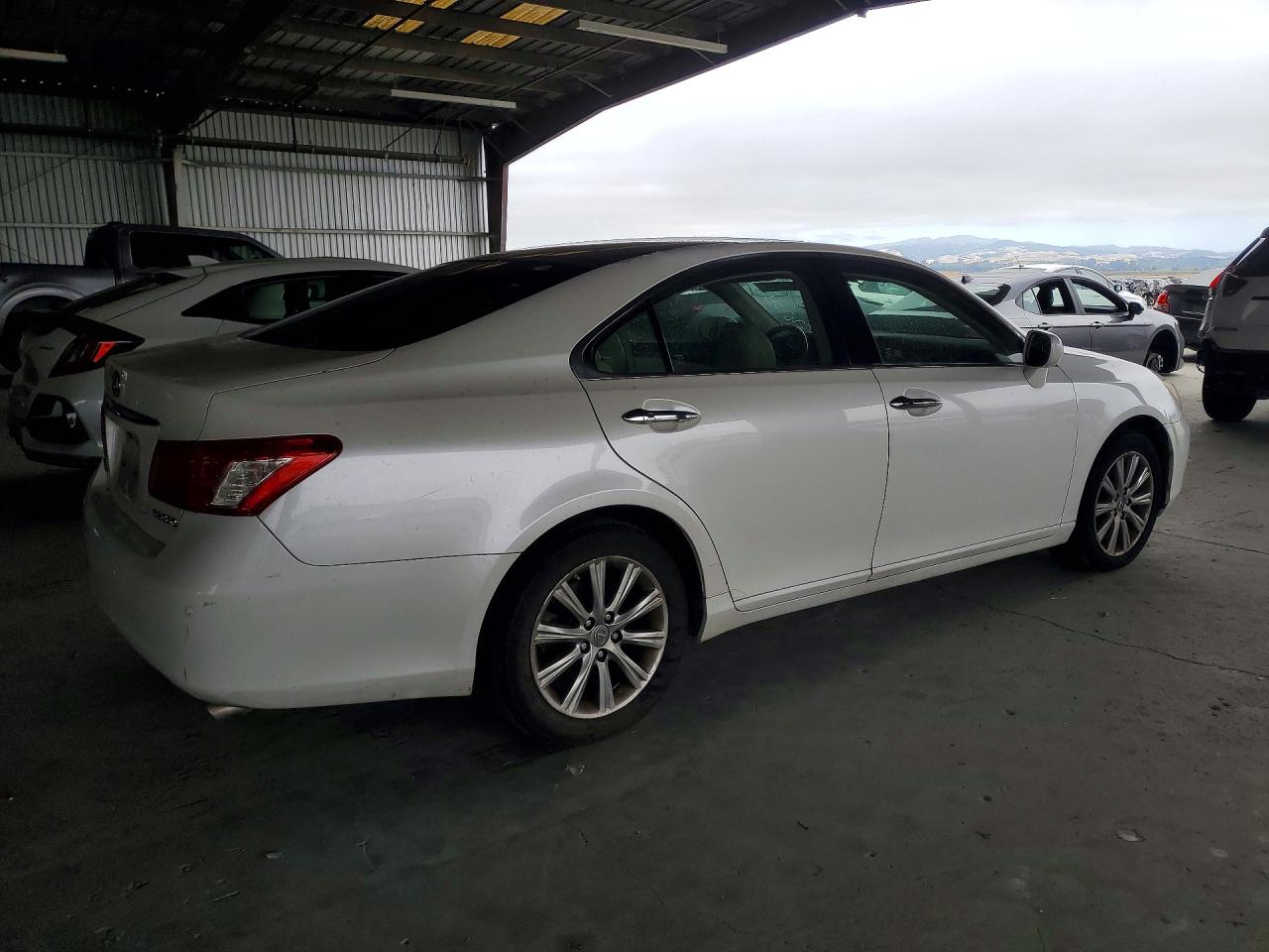 2008 Lexus Es 350 White vin: JTHBJ46G582197795