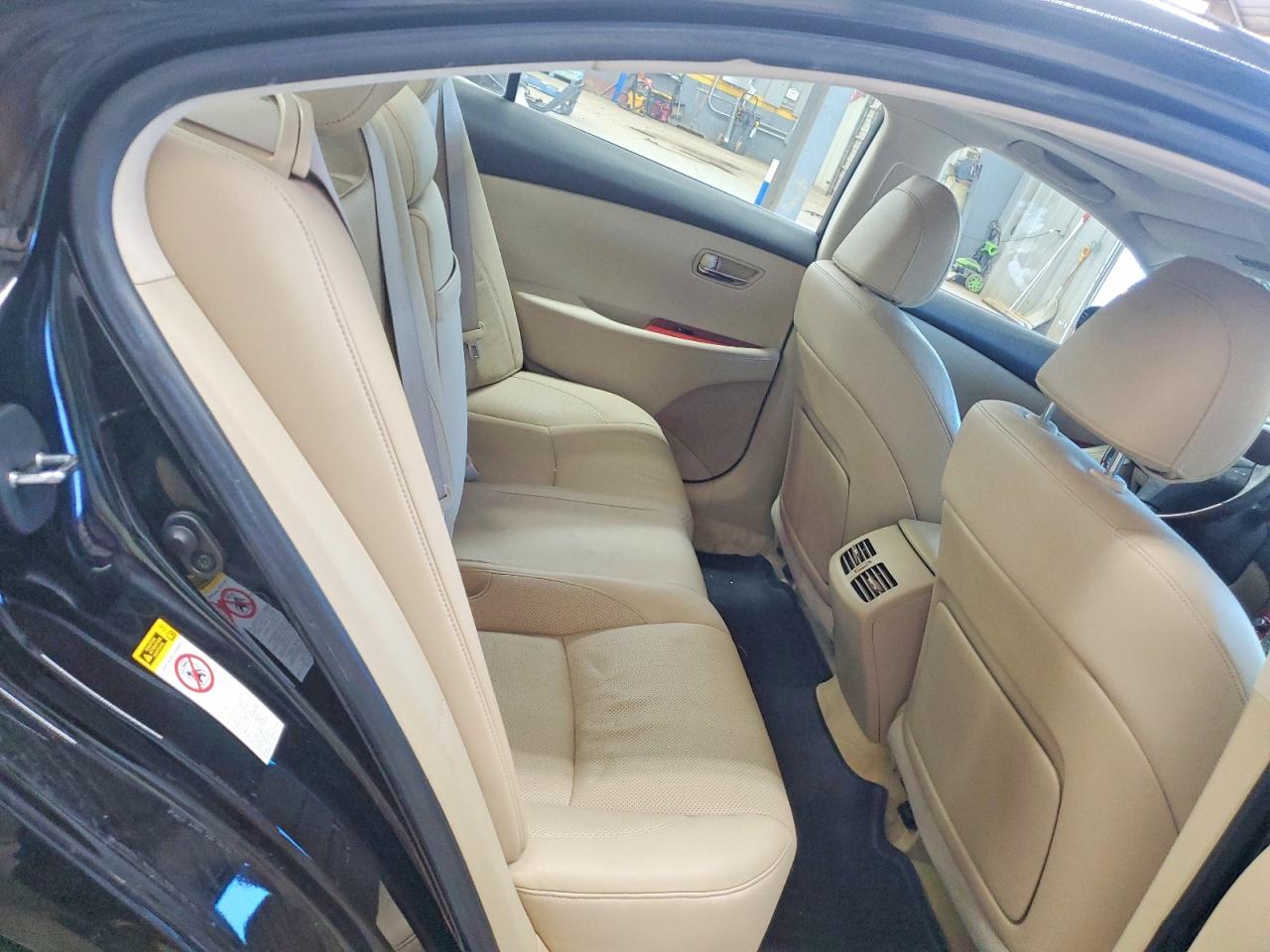 2008 Lexus Es 350 Black vin: JTHBJ46G582204194