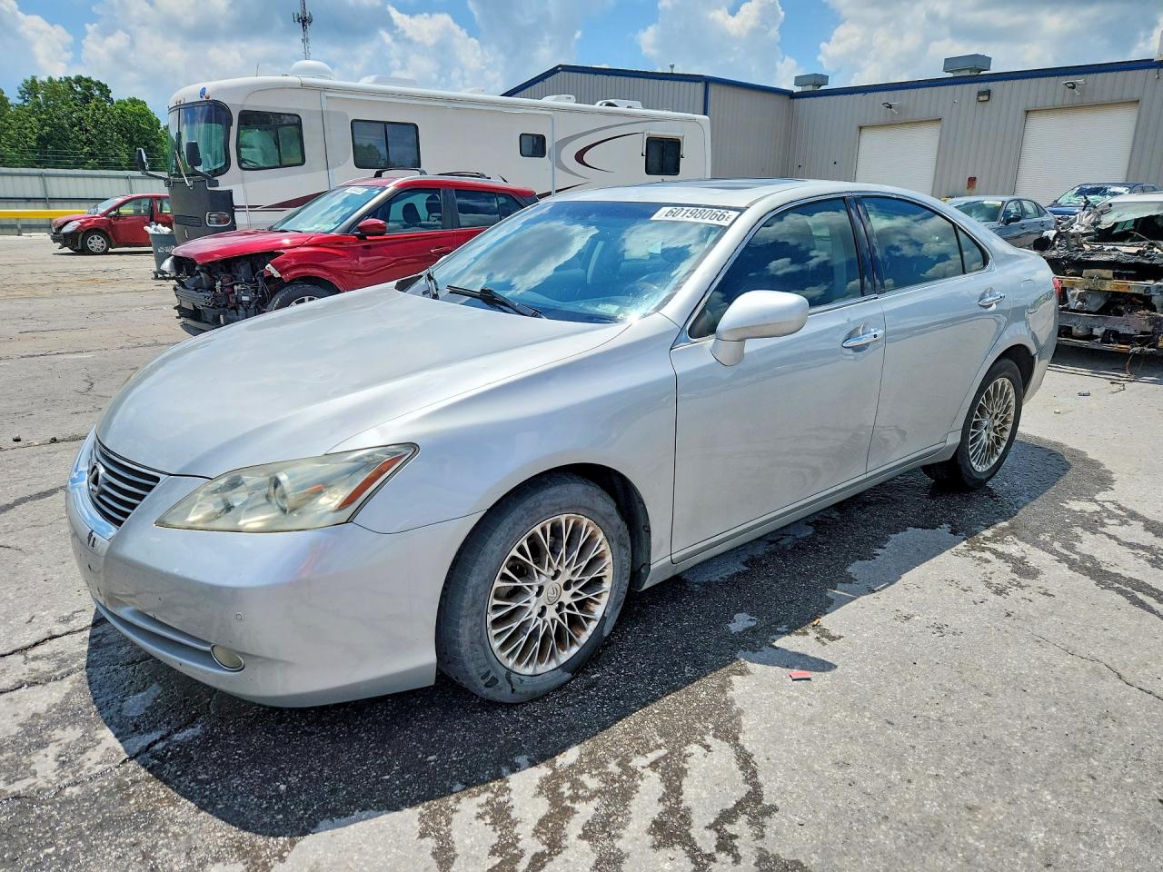 2008 Lexus Es 350 Silver vin: JTHBJ46G582211453