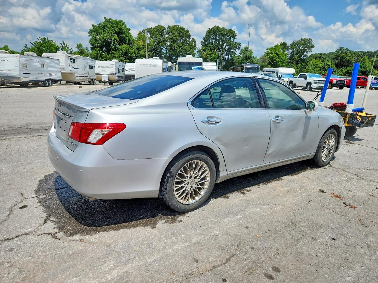 2008 Lexus Es 350 Silver vin: JTHBJ46G582211453