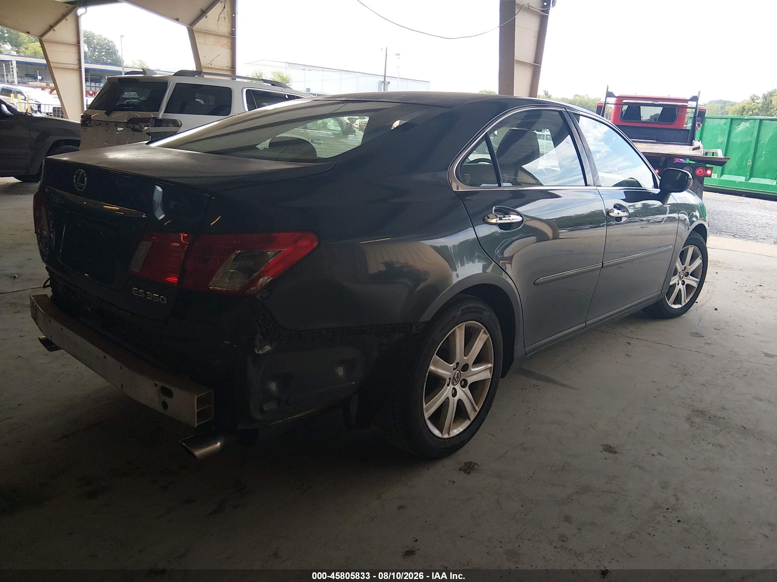 2008 Lexus Es 350   Серый vin: JTHBJ46G582219293