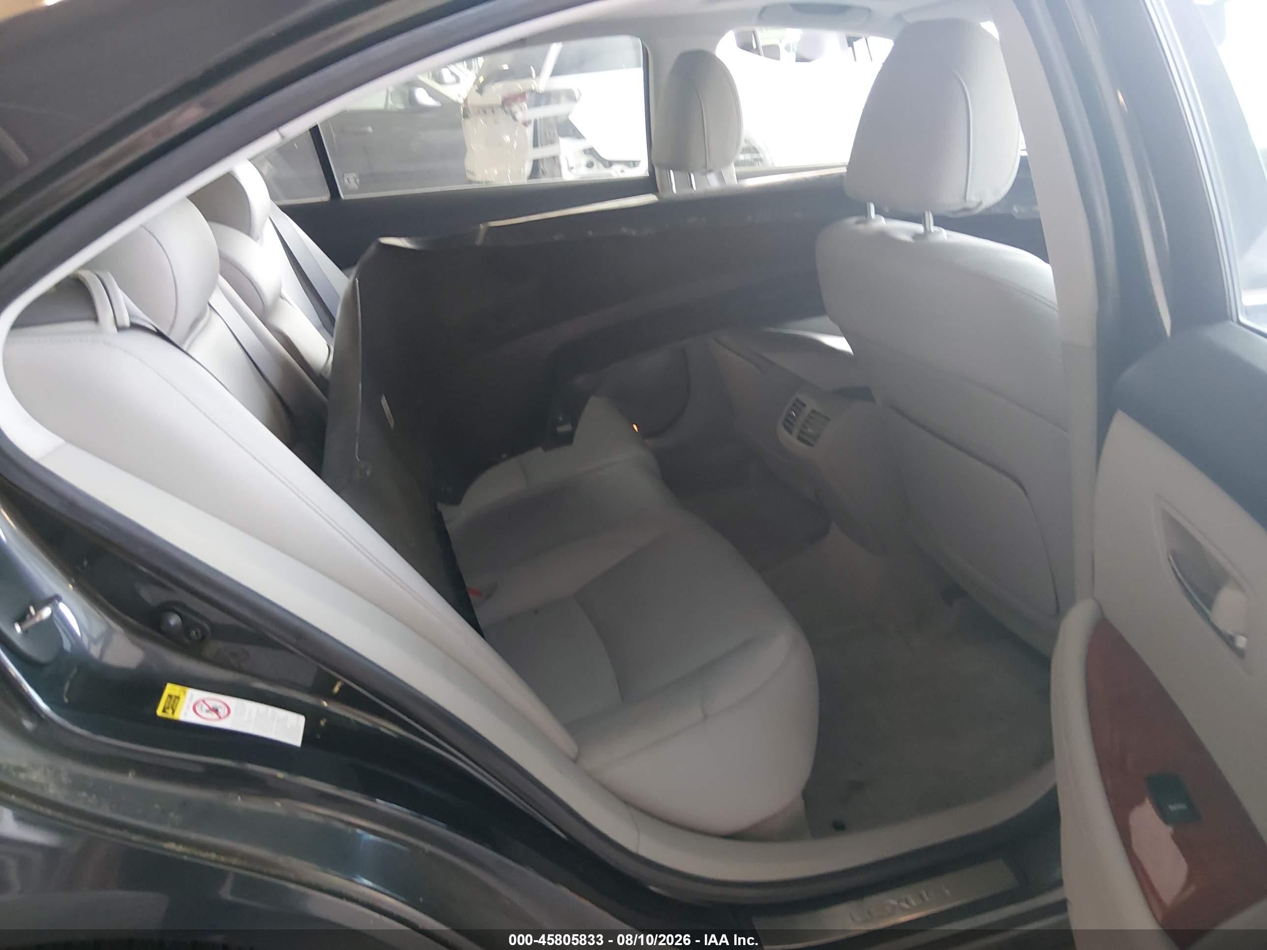 2008 Lexus Es 350   Серый vin: JTHBJ46G582219293