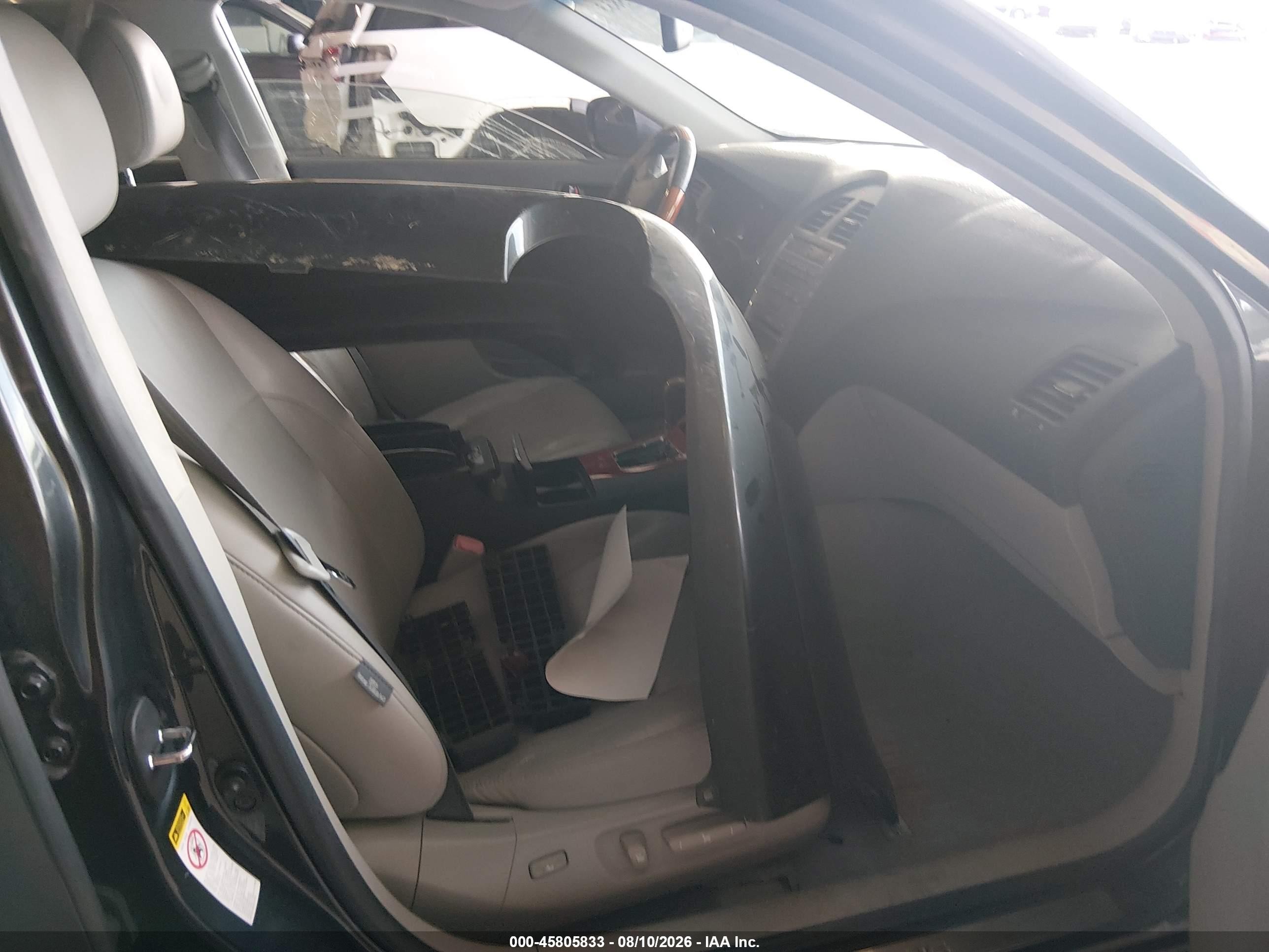 2008 Lexus Es 350   Серый vin: JTHBJ46G582219293