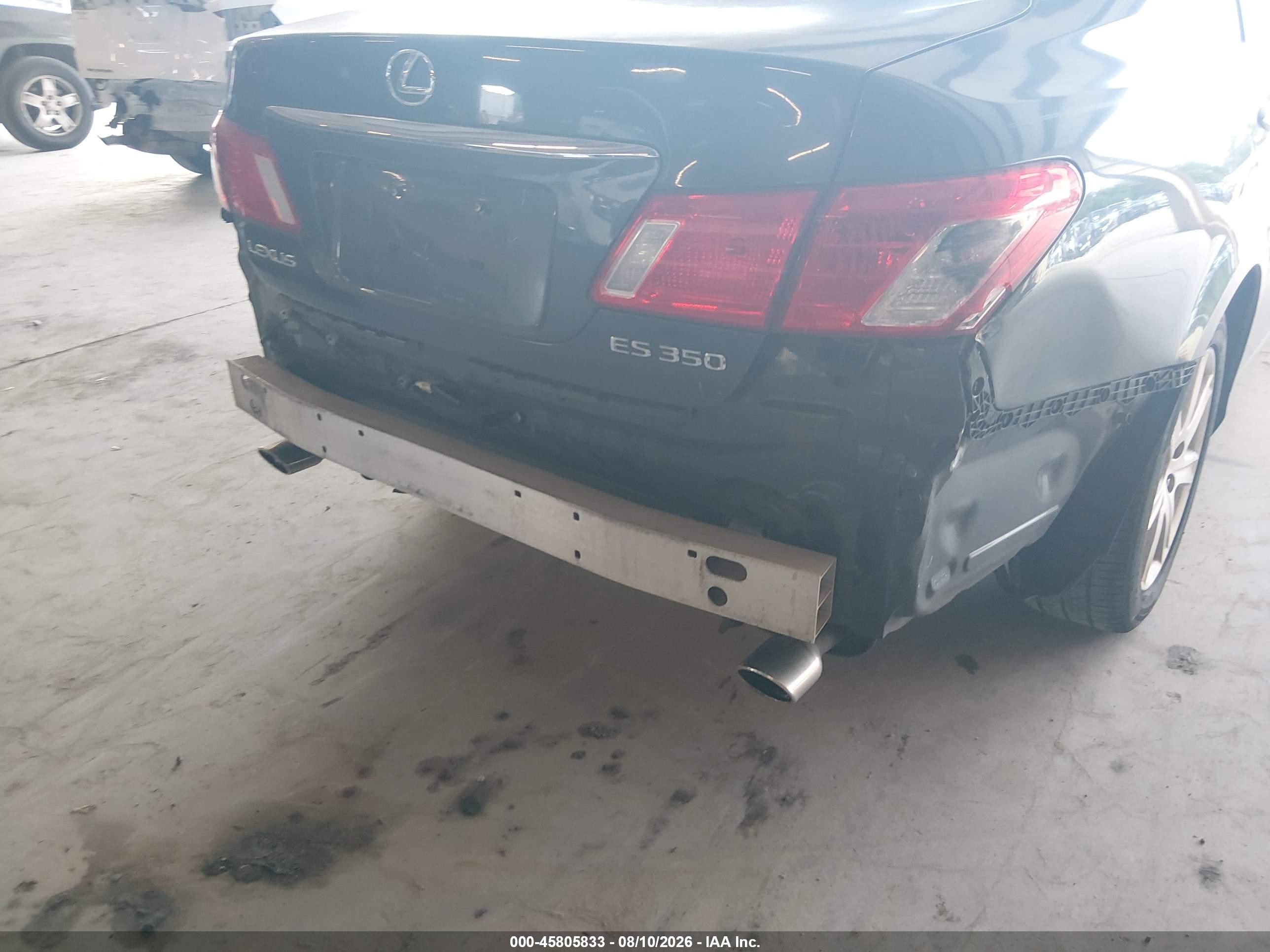 2008 Lexus Es 350   Серый vin: JTHBJ46G582219293