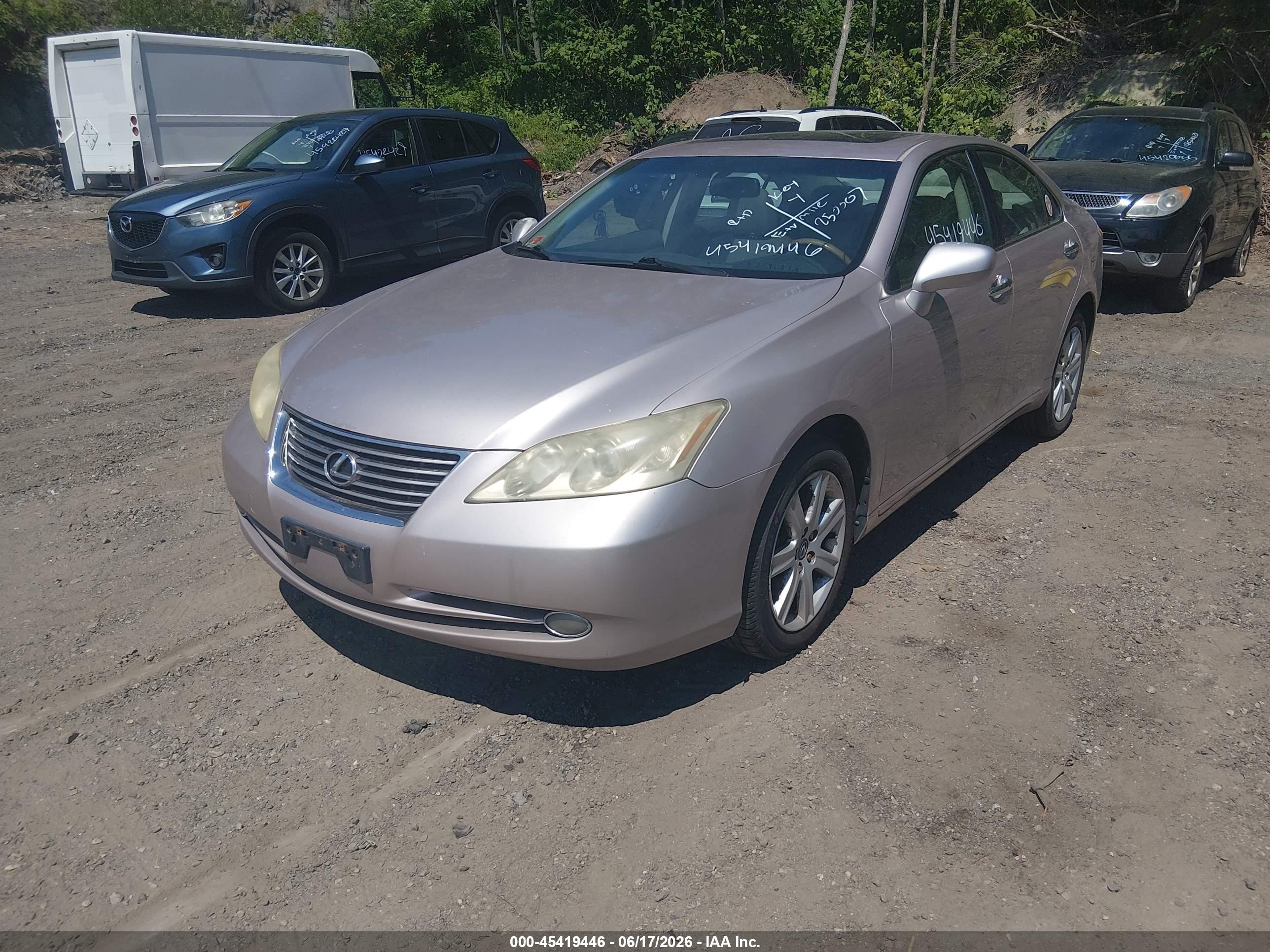 2008 Lexus Es 350   Желто-коричневый vin: JTHBJ46G582220153