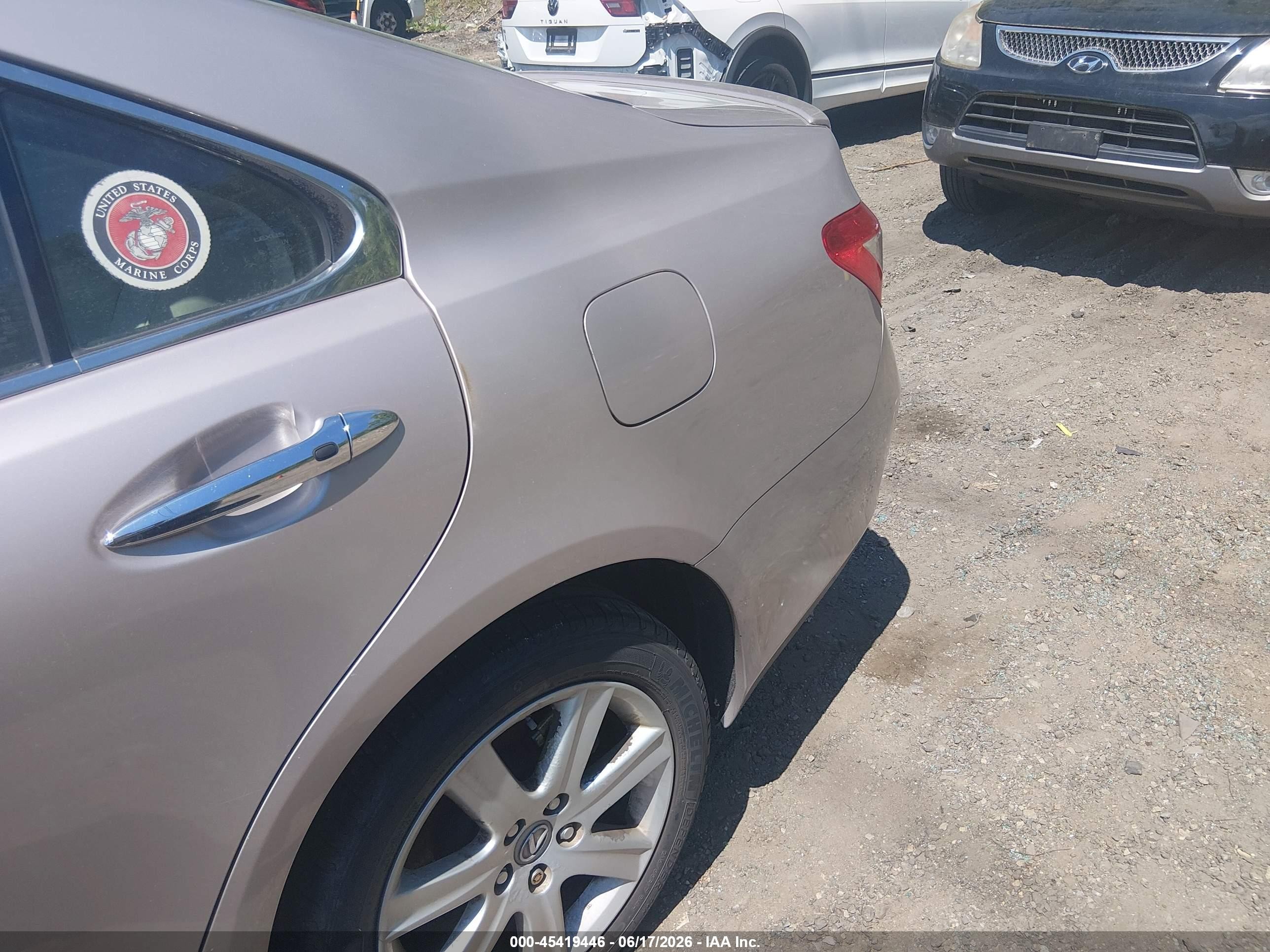 2008 Lexus Es 350   Желто-коричневый vin: JTHBJ46G582220153