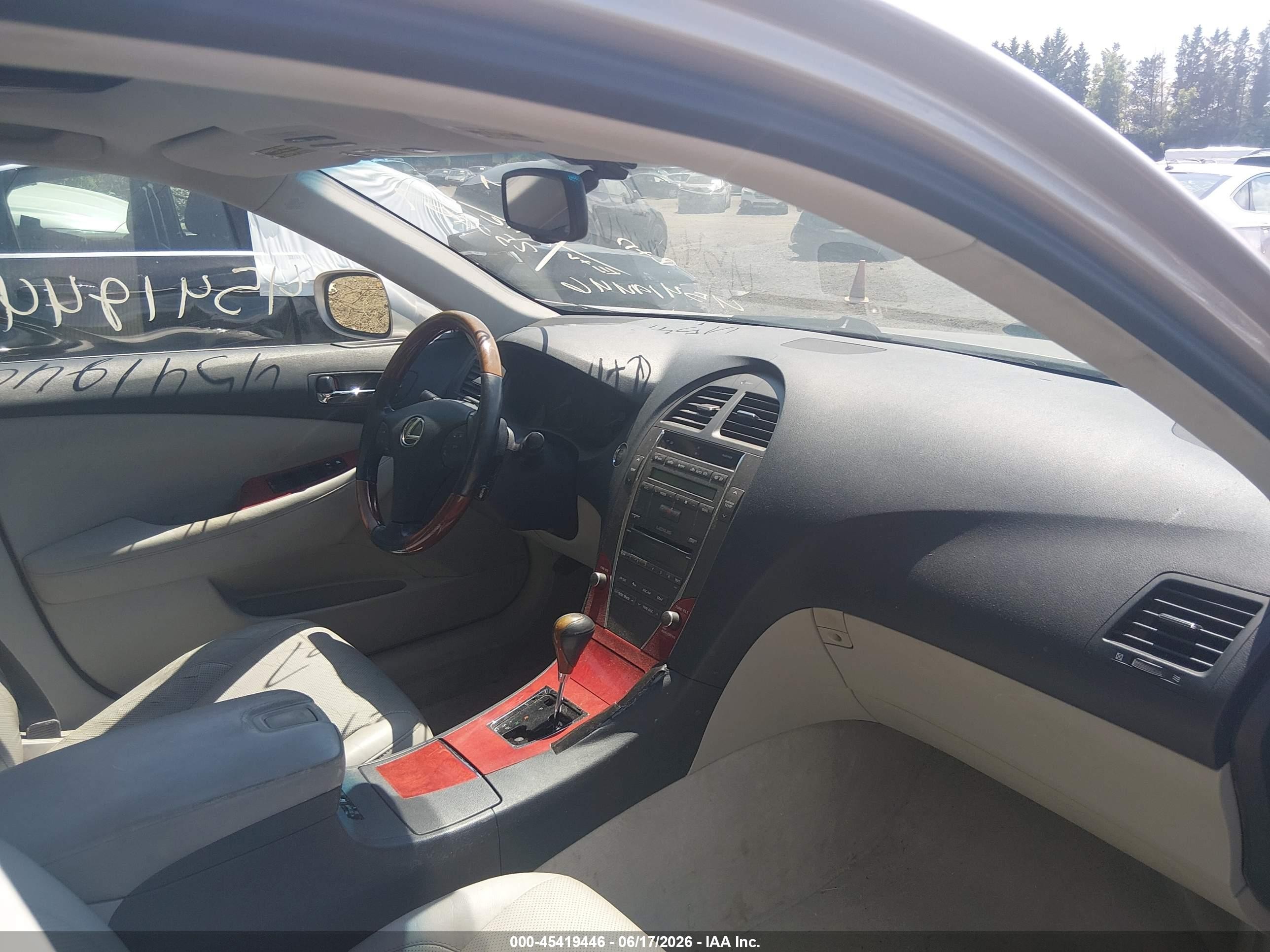 2008 Lexus Es 350   Желто-коричневый vin: JTHBJ46G582220153